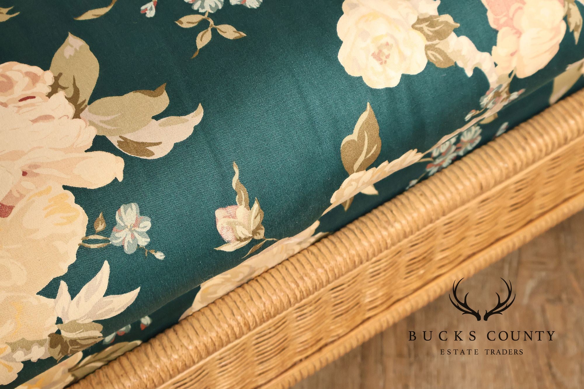 Lexington Henry Link Furniture Wicker Upholstered Lounge Chair