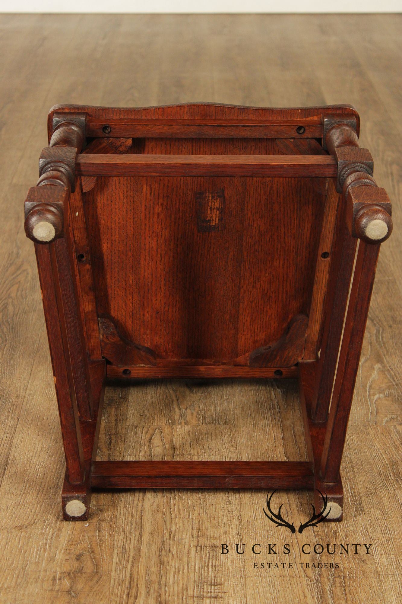 Charles Limbert Antique Mission Oak Desk Chair