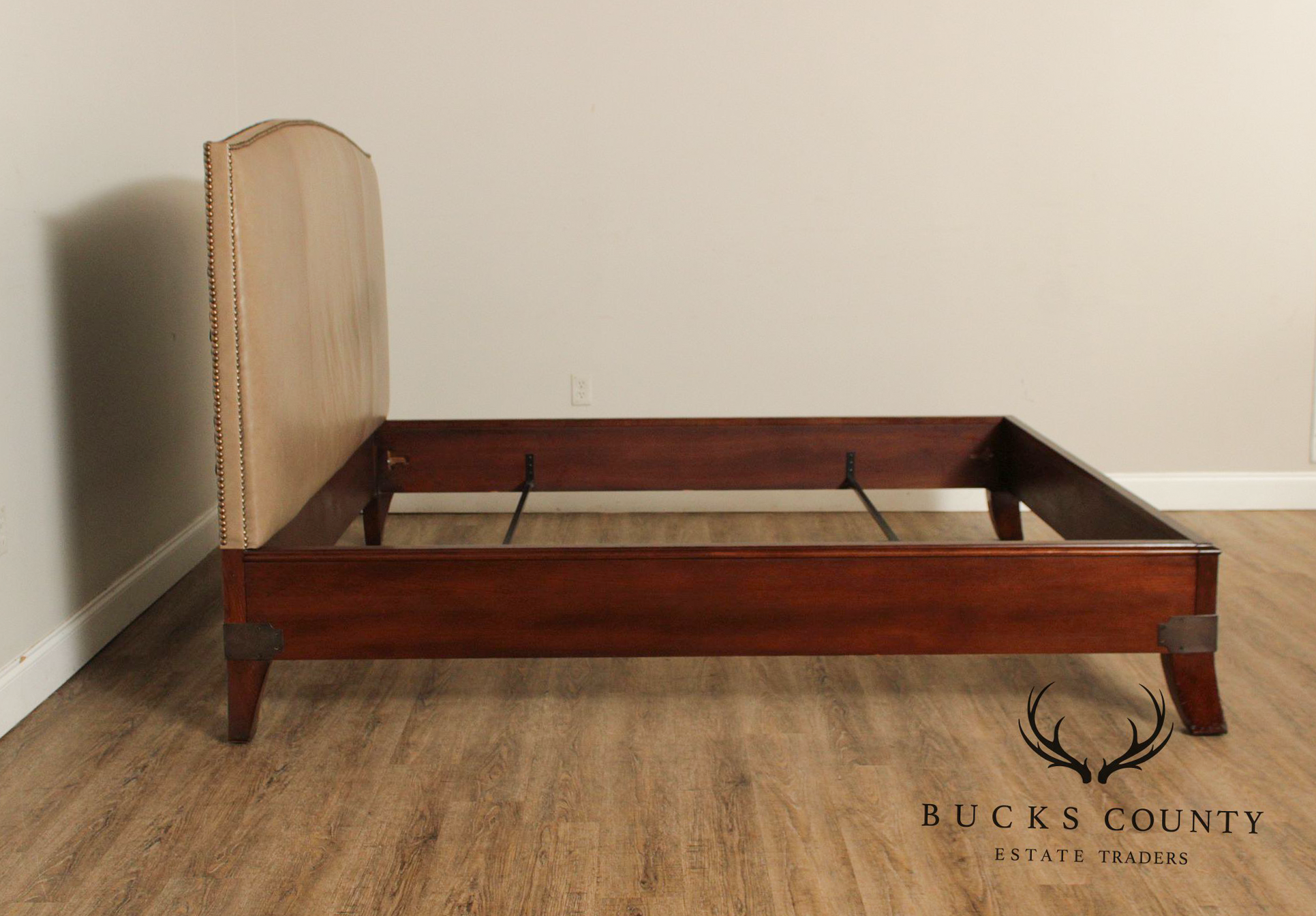 Hickory Chair Leather 'Chelsea' King Bed