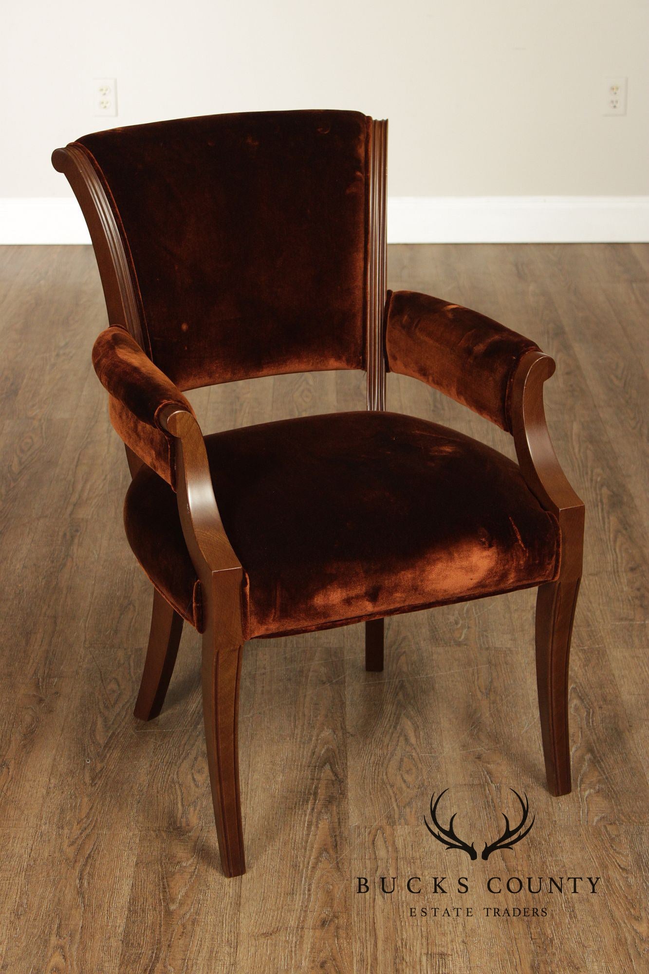 Acanto Luxury Furniture French Art Deco Style Set Of Eight Dining Chairs