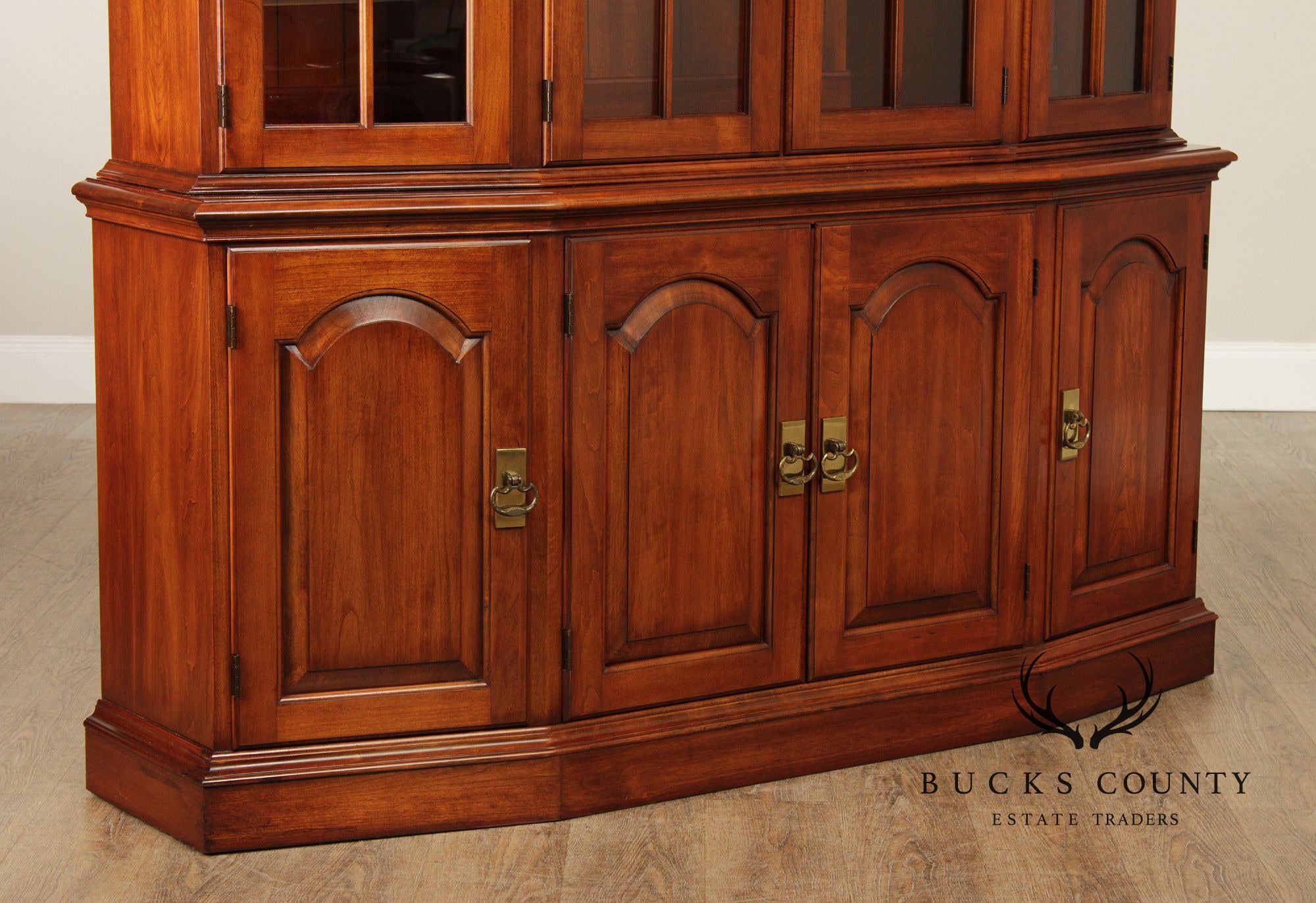 Pennsylvania House Cherry Breakfront China Cabinet
