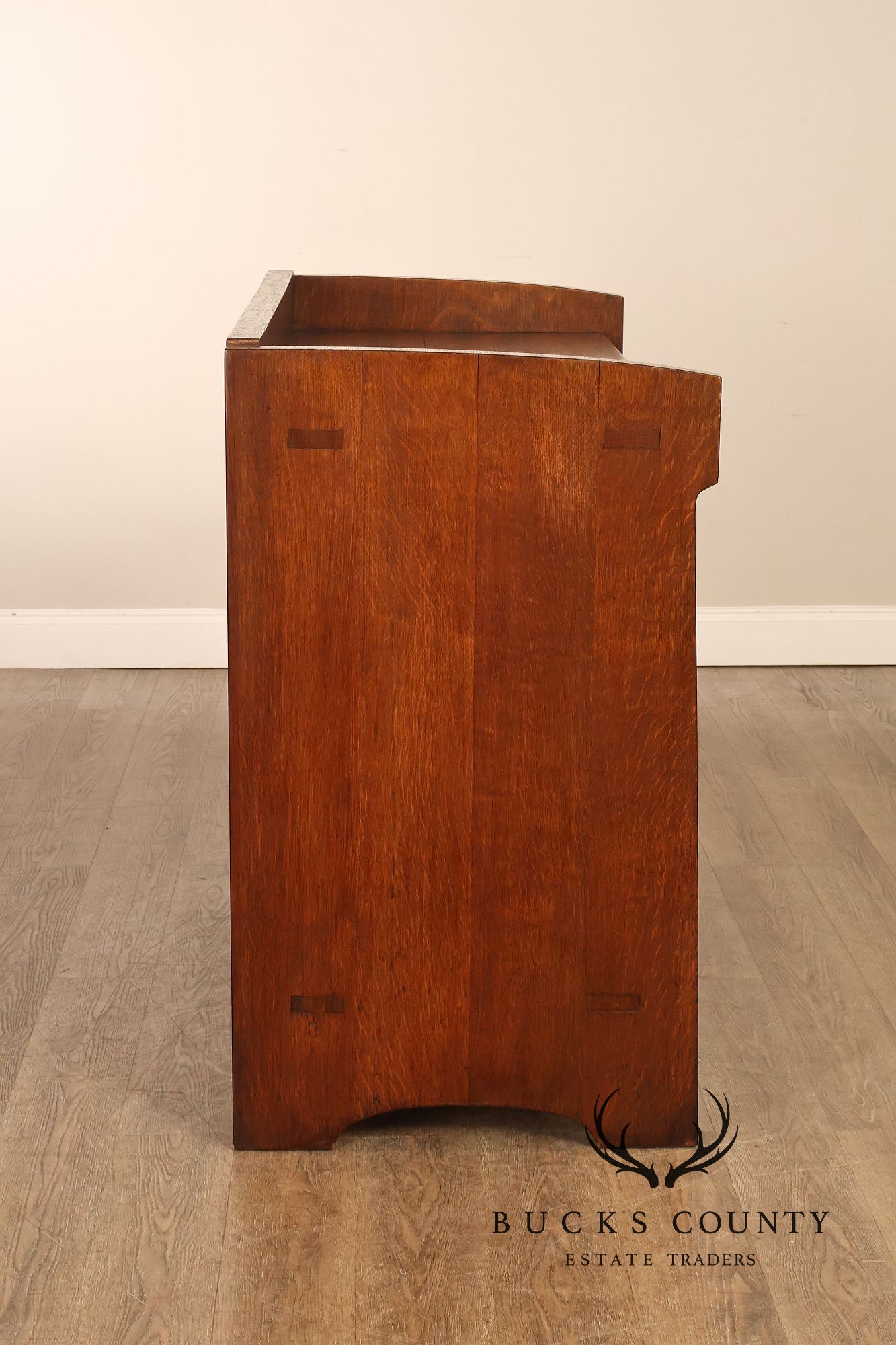 Early Gustav Stickley Arts And Crafts Oak Sideboard Buffet