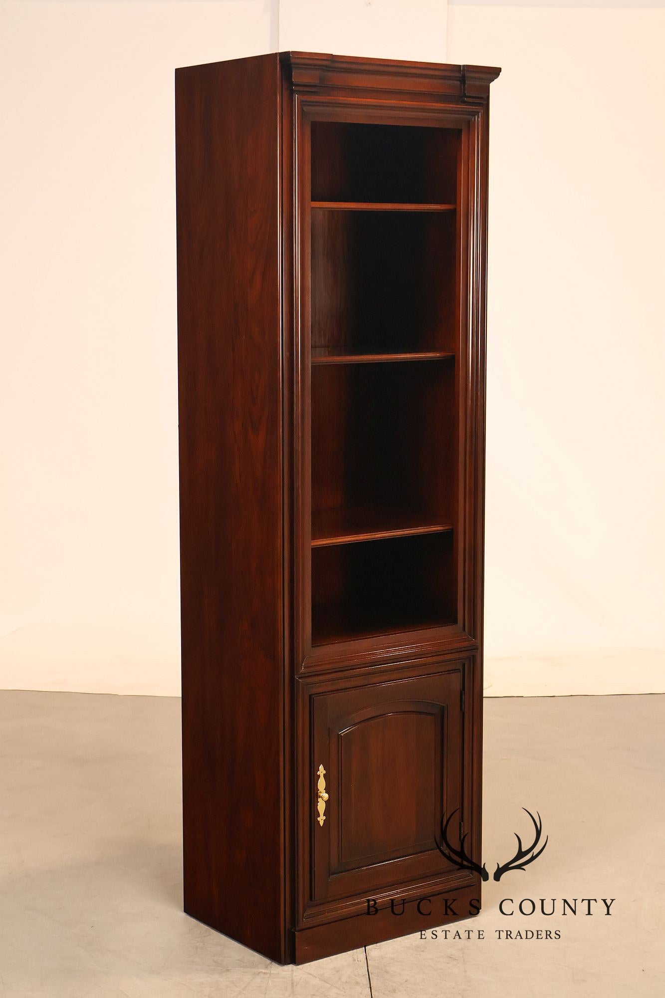 Statton Pair Of Oldtowne Cherry Bookcases