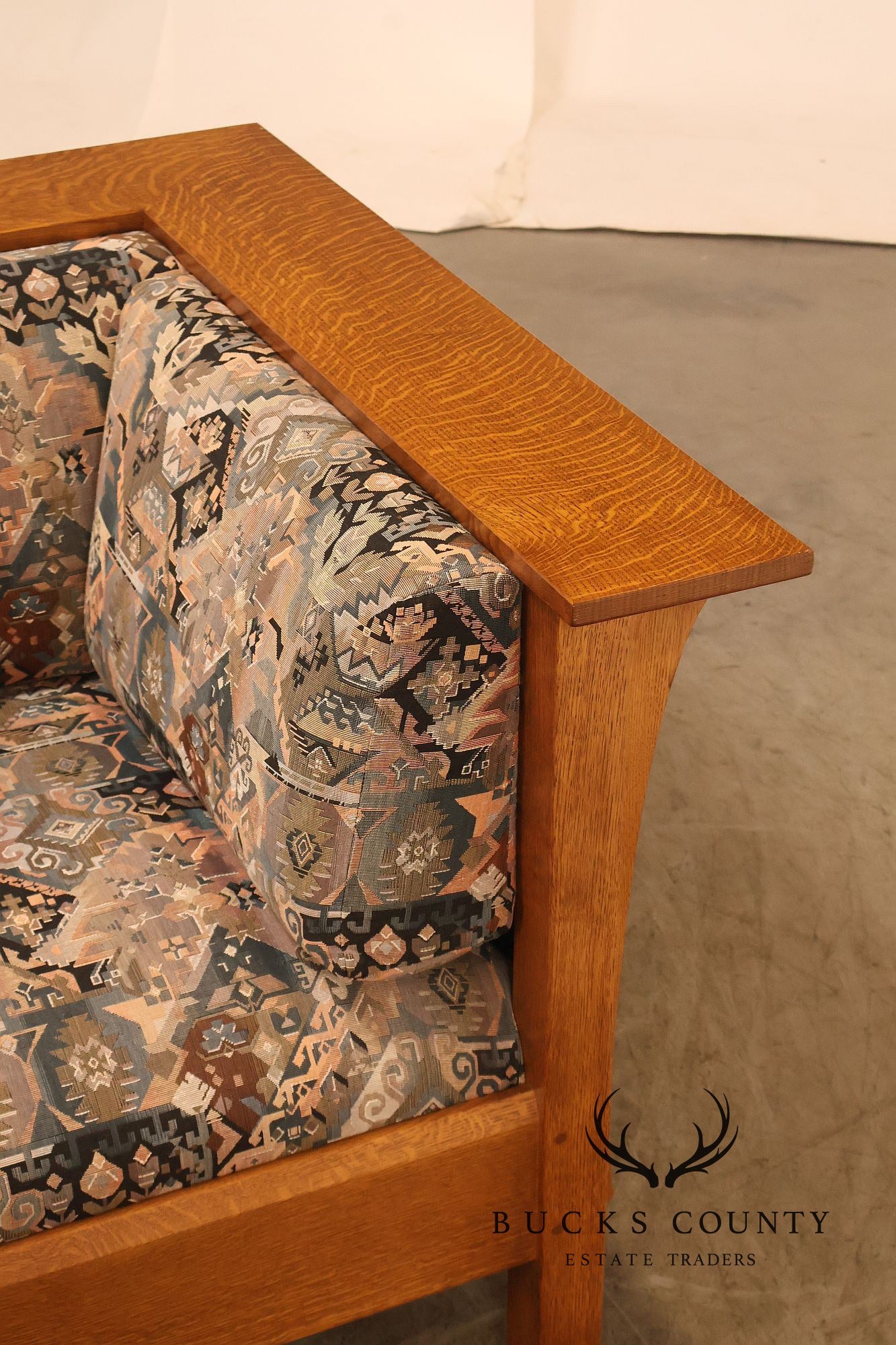 Stickley Mission Collection Oak Prairie Loveseat