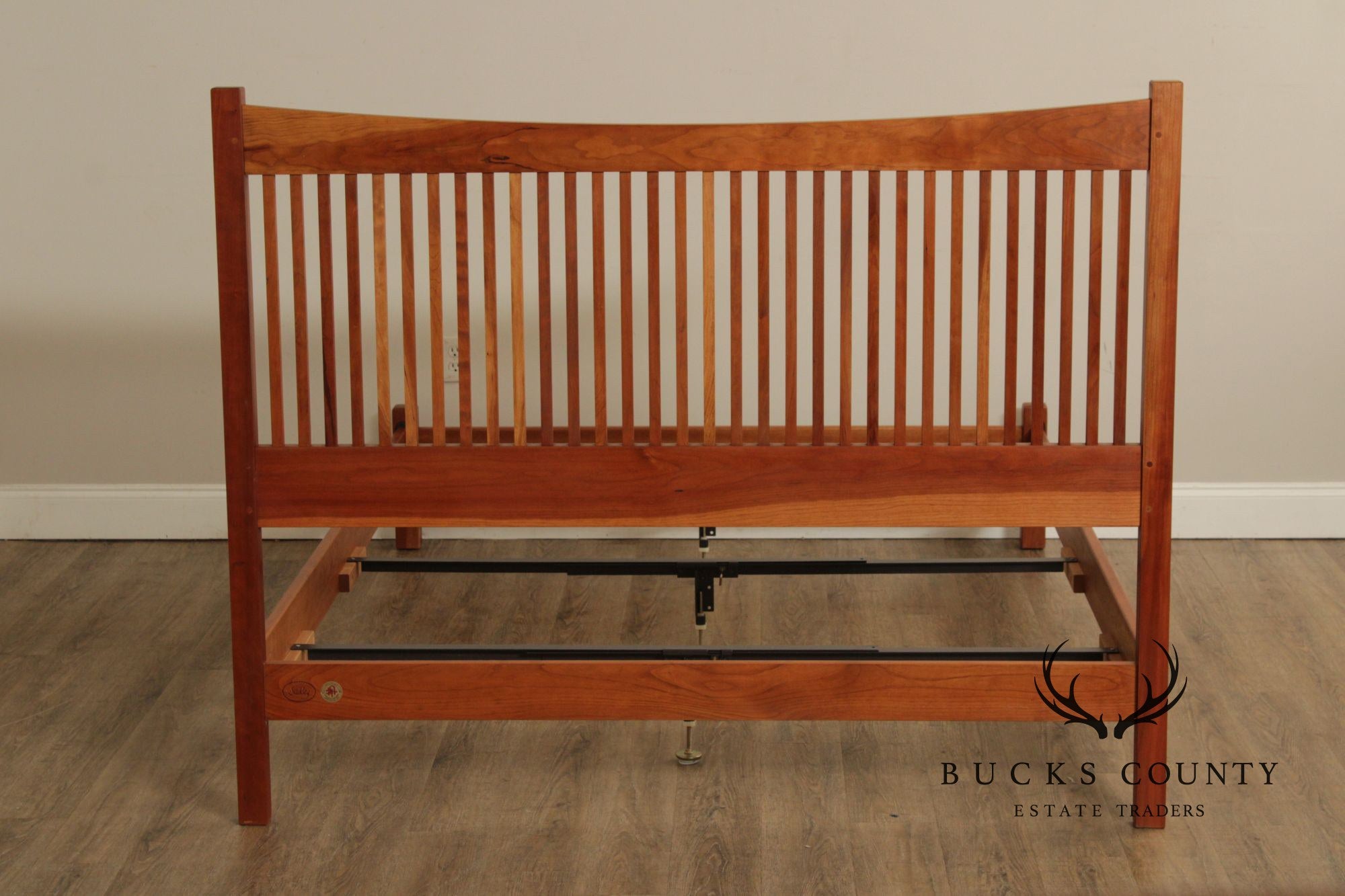 Stickley Mission Collection Cherry Queen Spindle Bed2495
