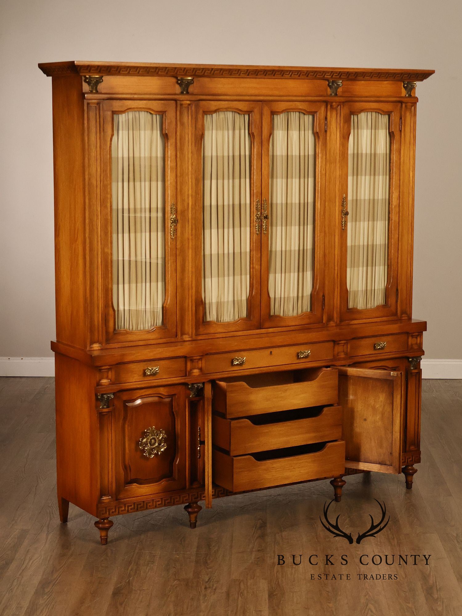 Daniel Jones Inc. Custom Regency Style Bookcase or China Cabinet