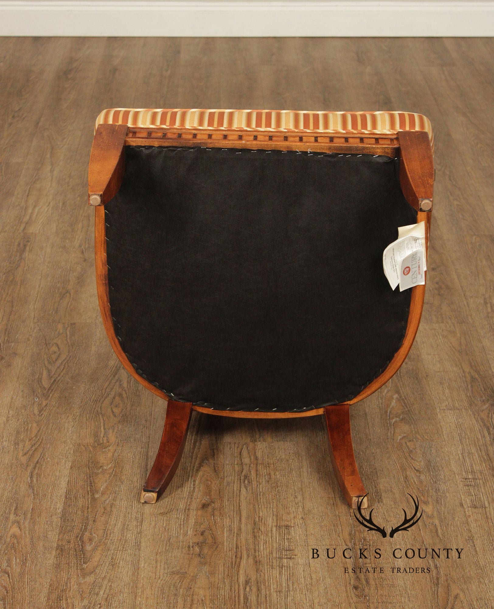 Century Chair Co. Art Deco Style Pair of Armchairs