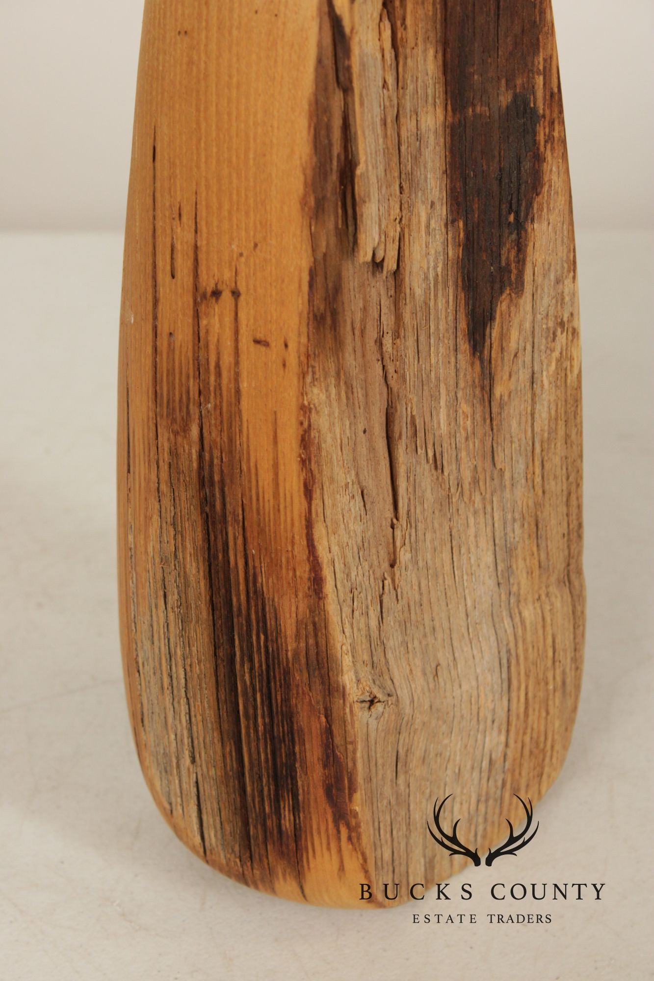 Vintage Set of Three Carved Wood Bottles