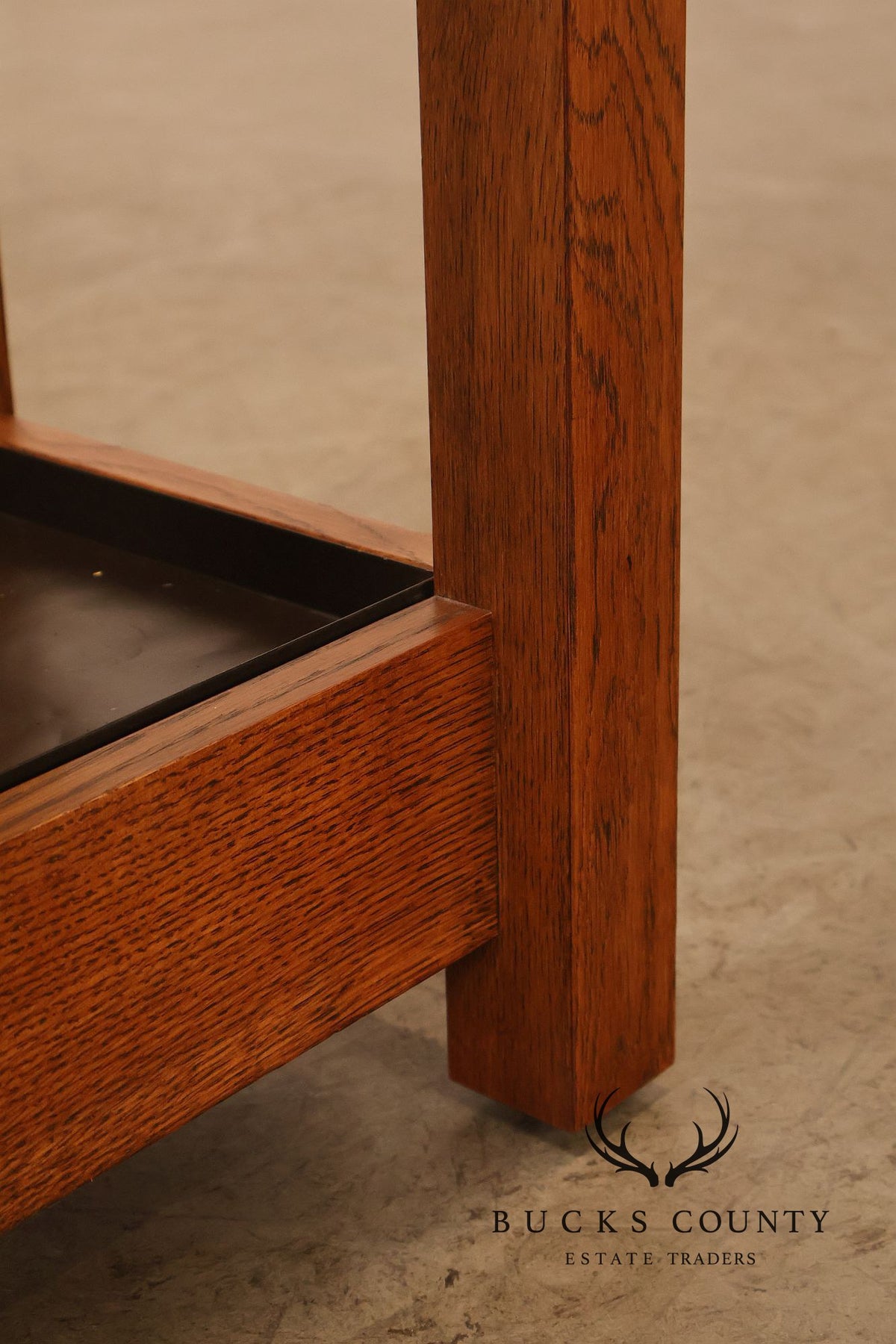 Stickley Mission Collection Oak Umbrella Stand