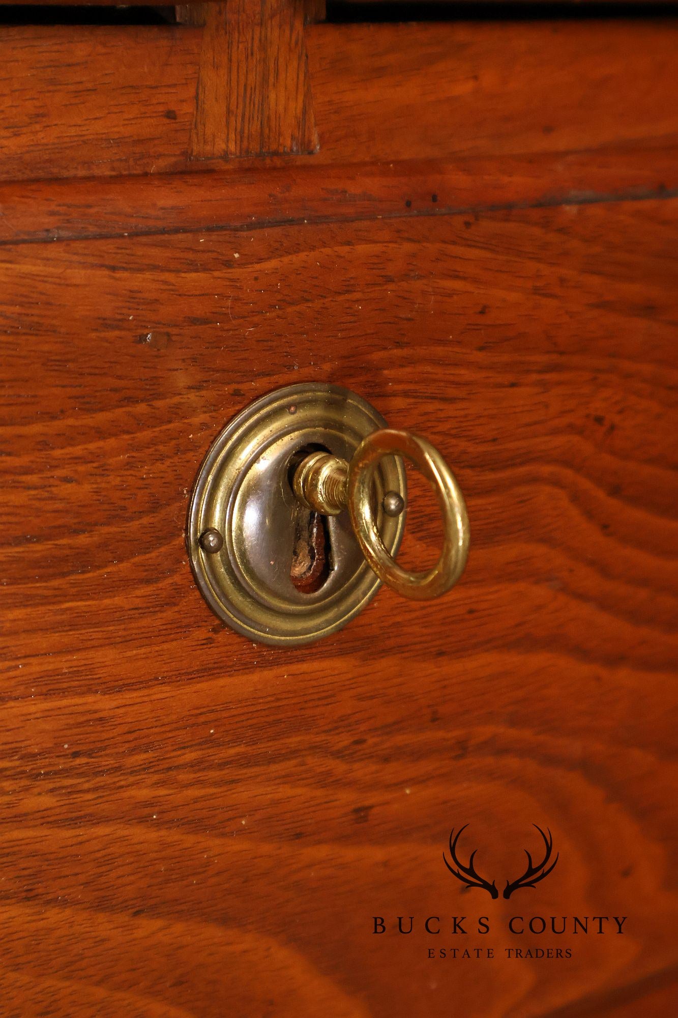 David T. Harring Chippendale Style Walnut Two Piece Jackson Press