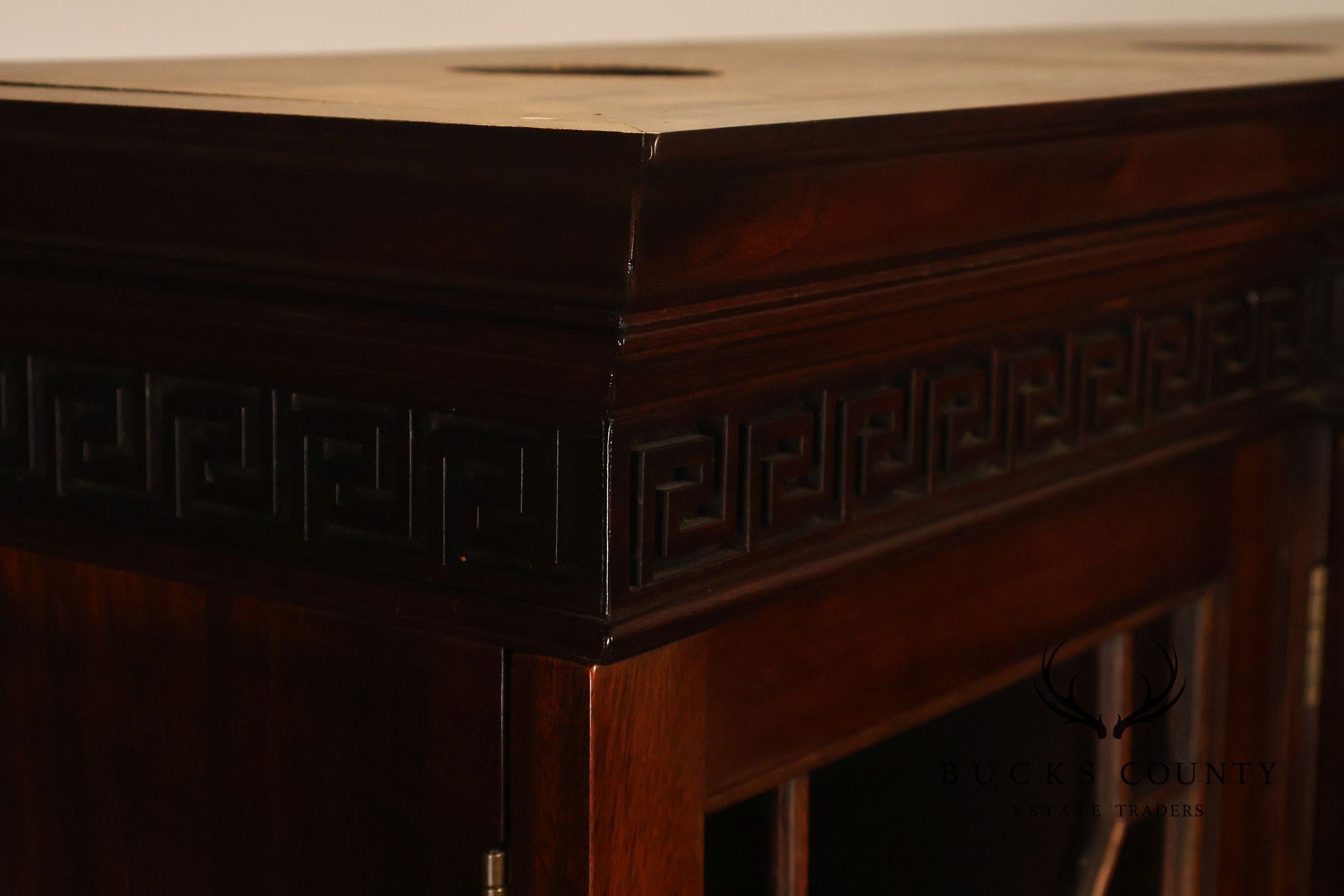Stickley Georgian Style Mahogany Bookcase Breakfront