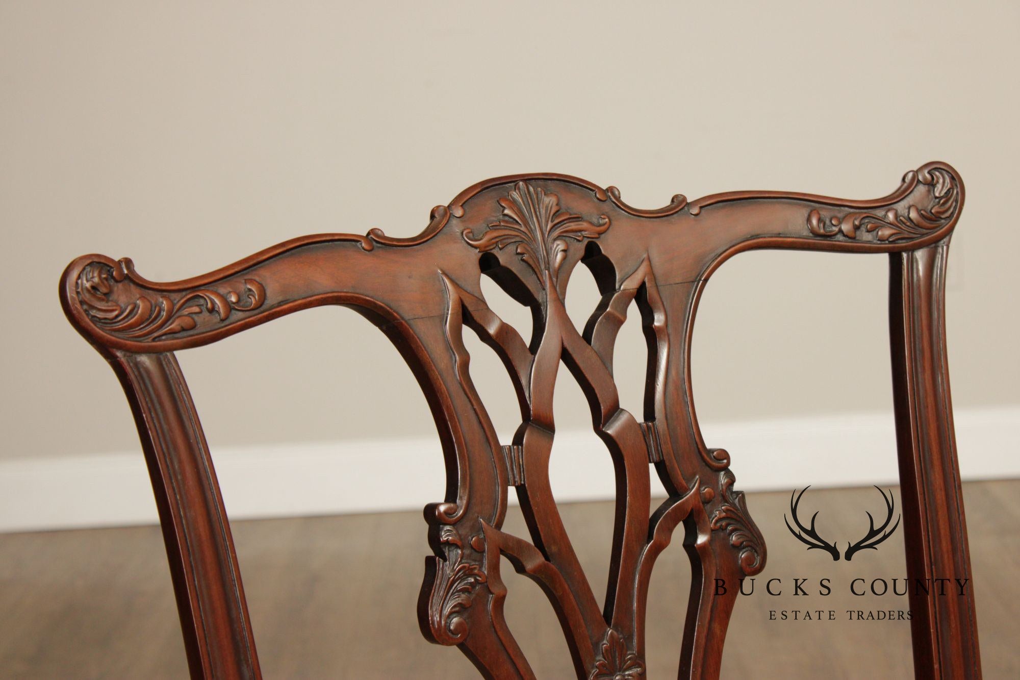 Chippendale Style Mahogany Side Chair