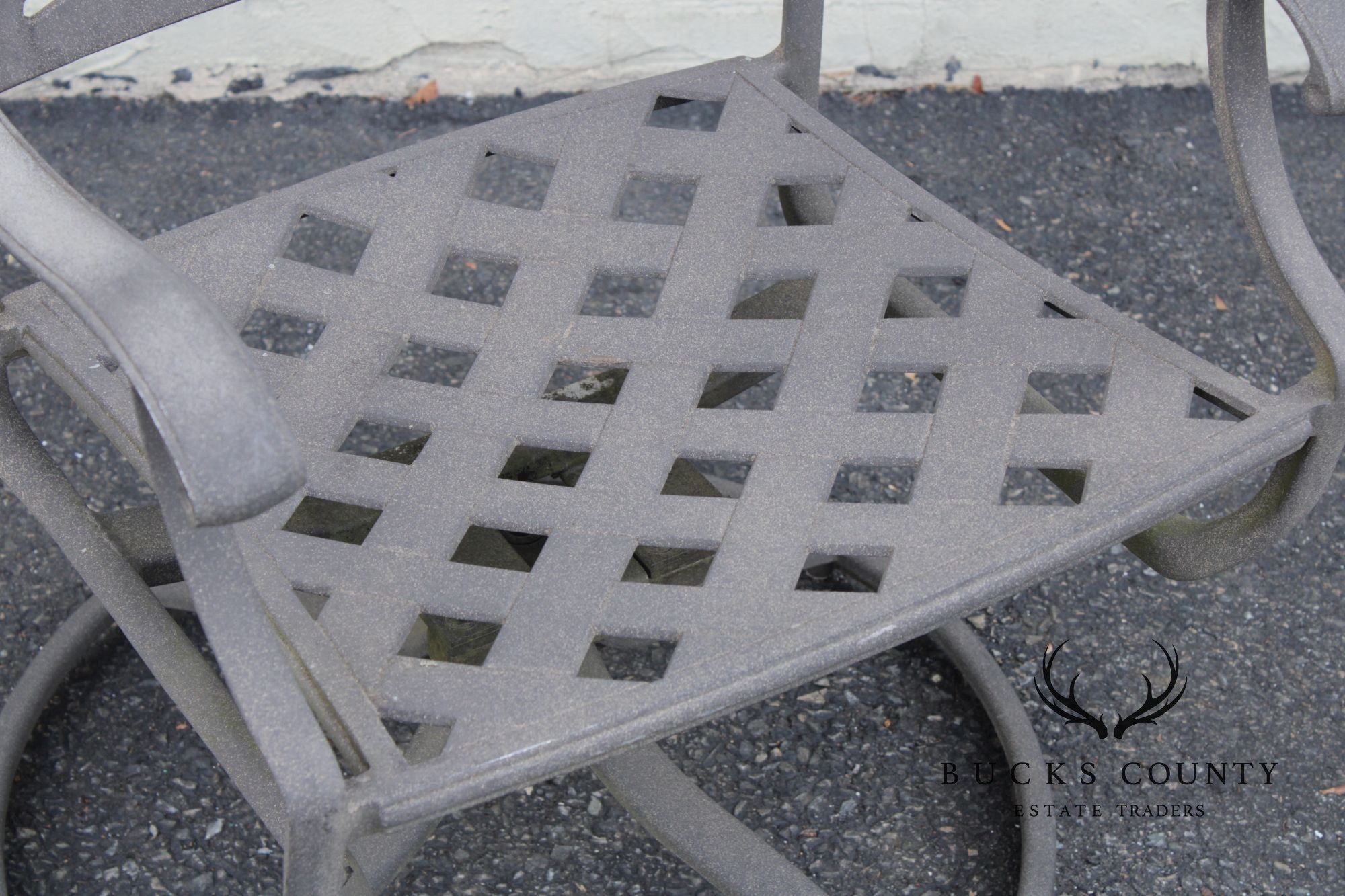 Telescope Casual Pair of 'Cadiz' Cast Aluminum Patio Swivel Rockers