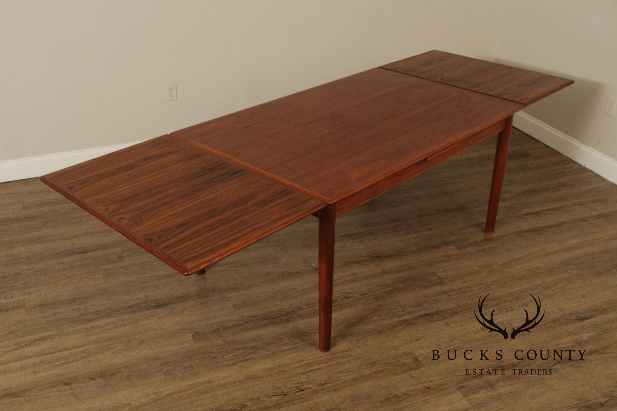 AM Mobler 1960s Danish Modern Teak Refectory Dining Table