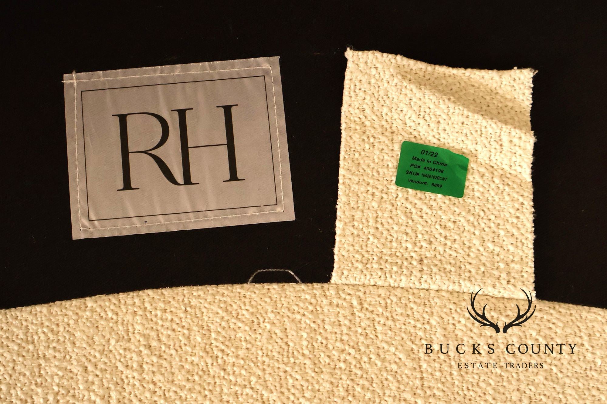 RH Restoration Hardware 'Sylvain' Organic Modern Sofa