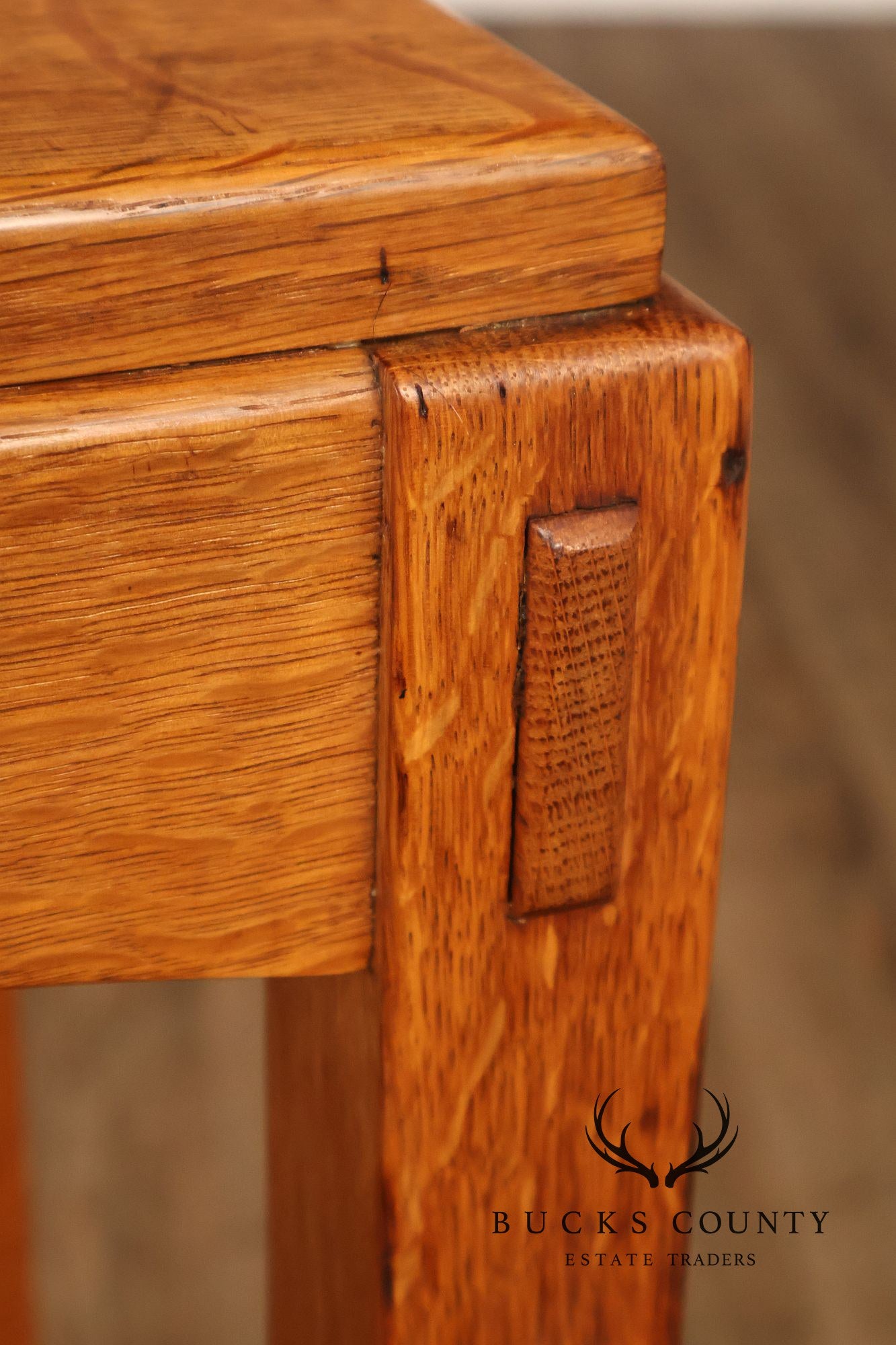 Antique Limbert Arts And Crafts Quarter Sawn Oak Server or Console Table