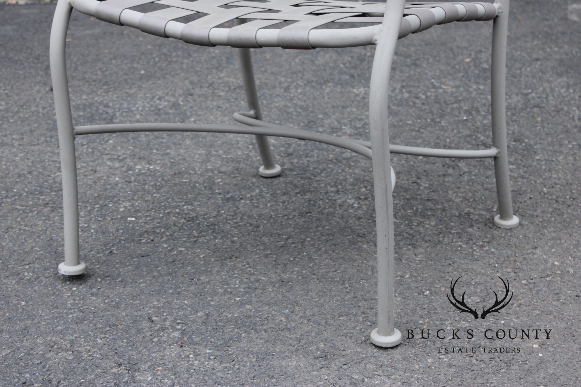 Woodard Ramsgate Oval Patio Dining Table And Six Chairs Set