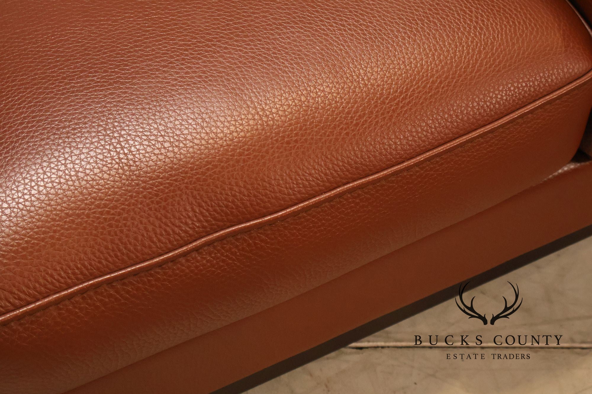 Formenti Pair of Italian Leather Lounge Chairs