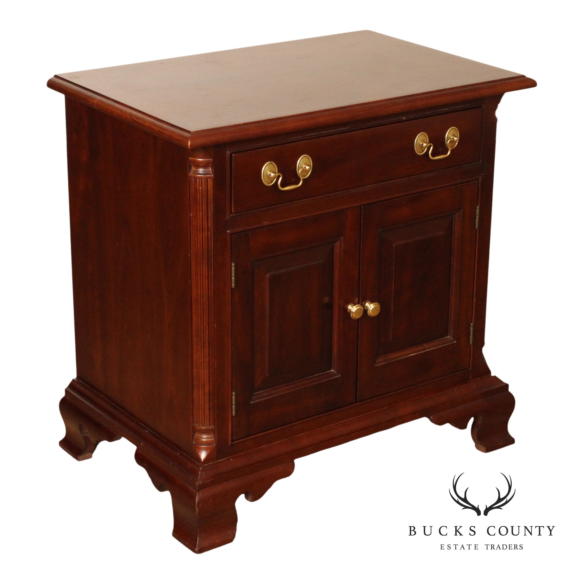 Stickley Chippendale Style Vintage Cherry Nightstand