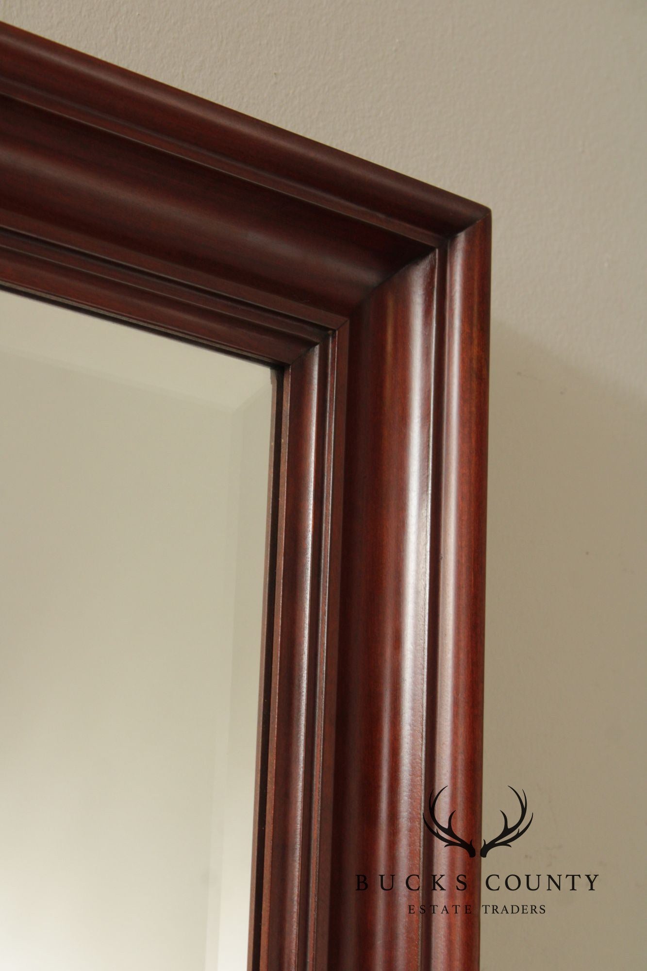 Henkel Harris Rectangular Cherry Wall Mirror