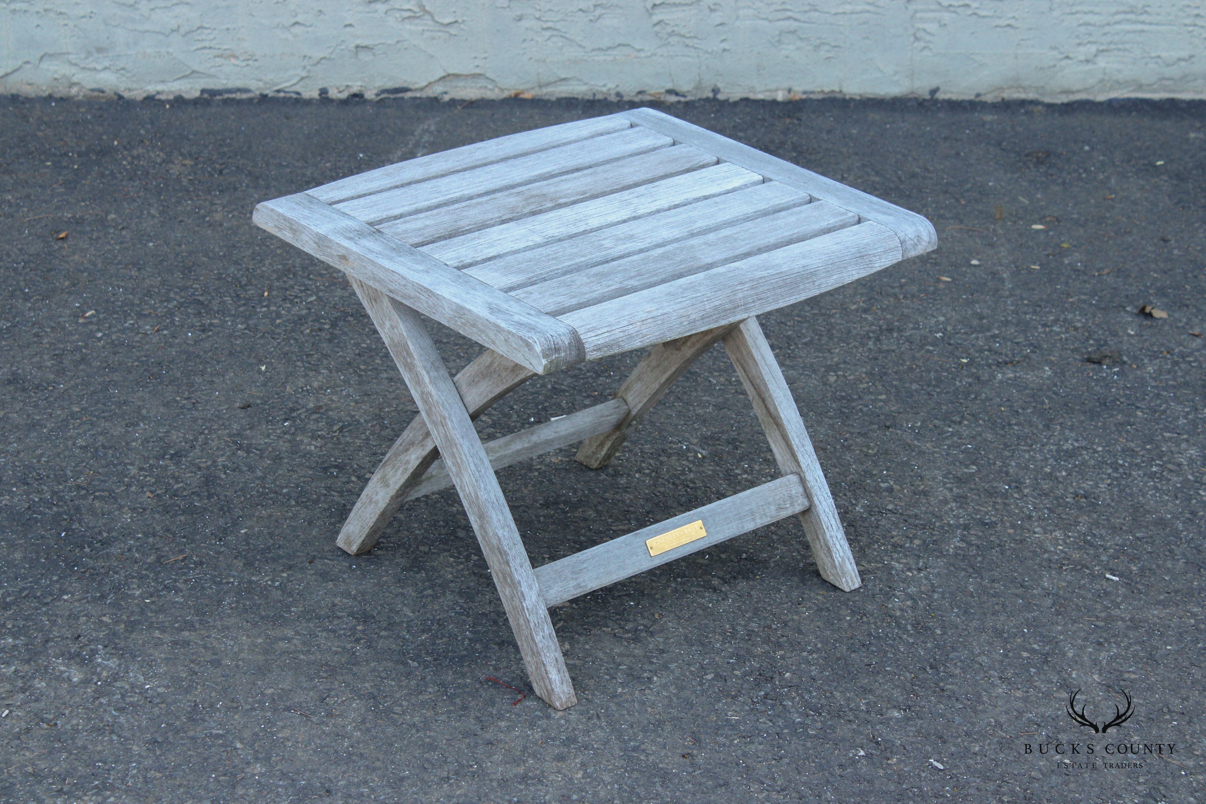 Kingsley-Bate Outdoor Patio 'St. Tropez' Teak Side Table