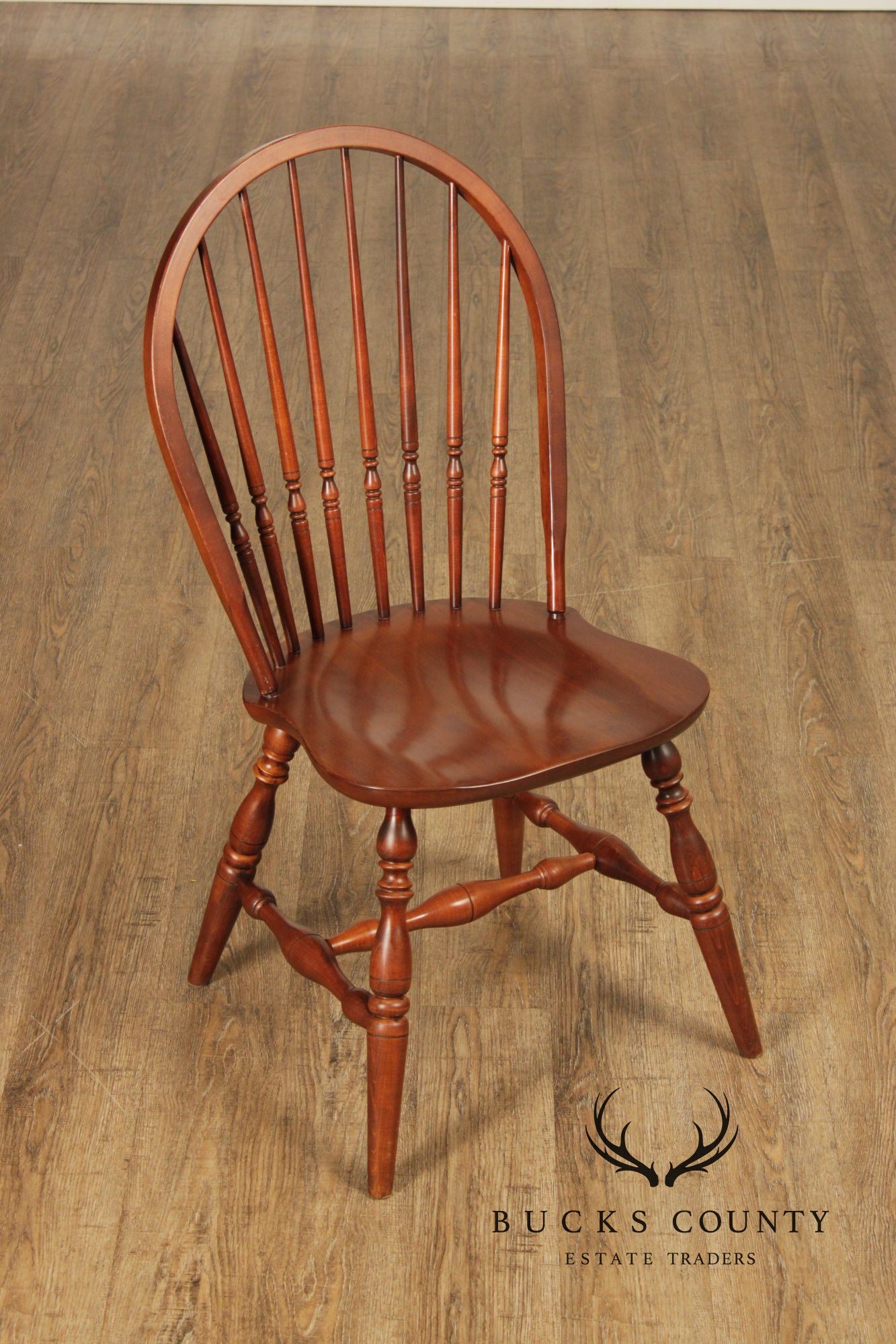 Ethan Allen Set Of 6 'Casual Dining' Collection Maple Windsor Chairs