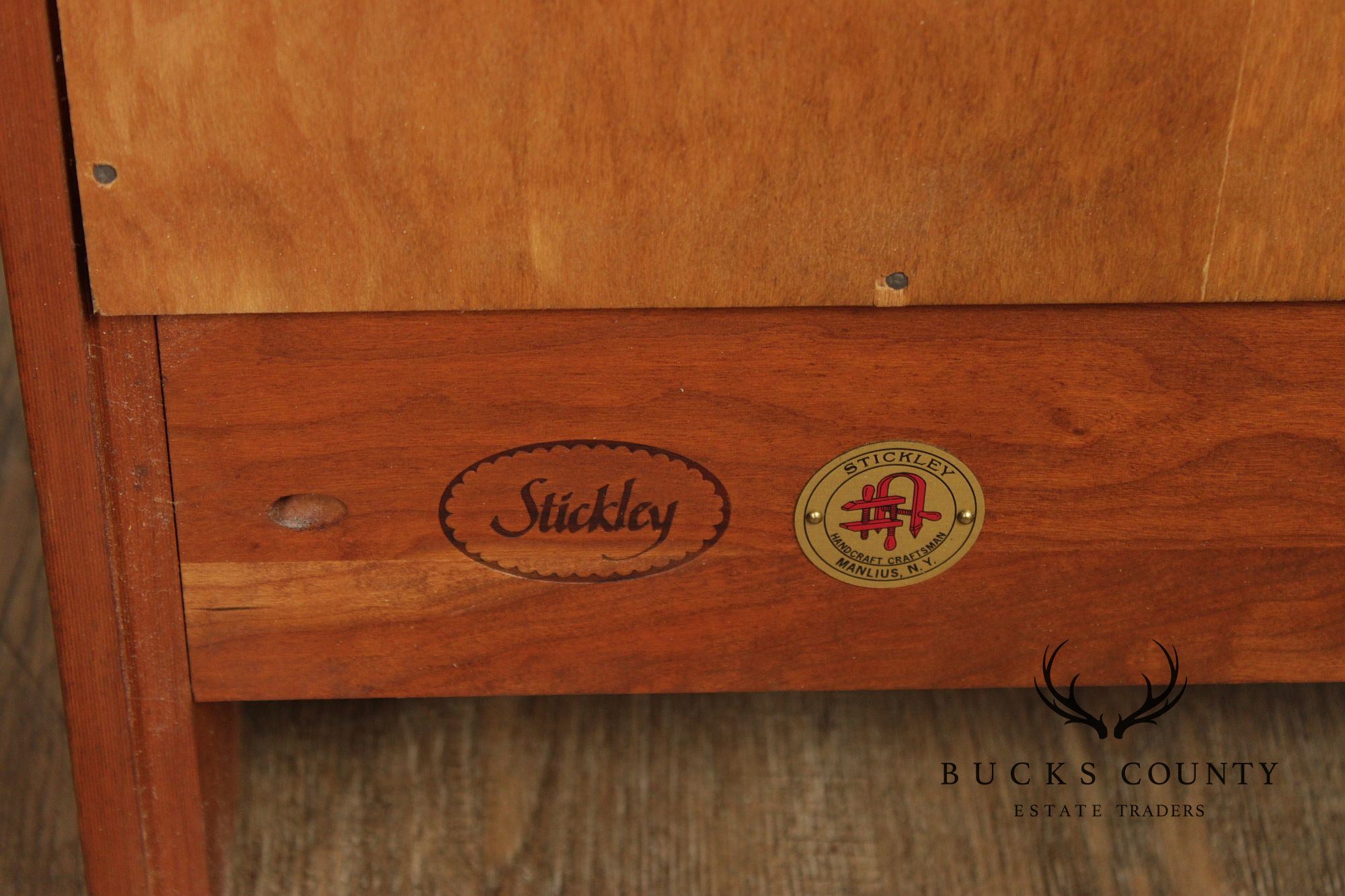 Stickley Mission Collection Cherry Harvey Ellis Bookcase Cabinet