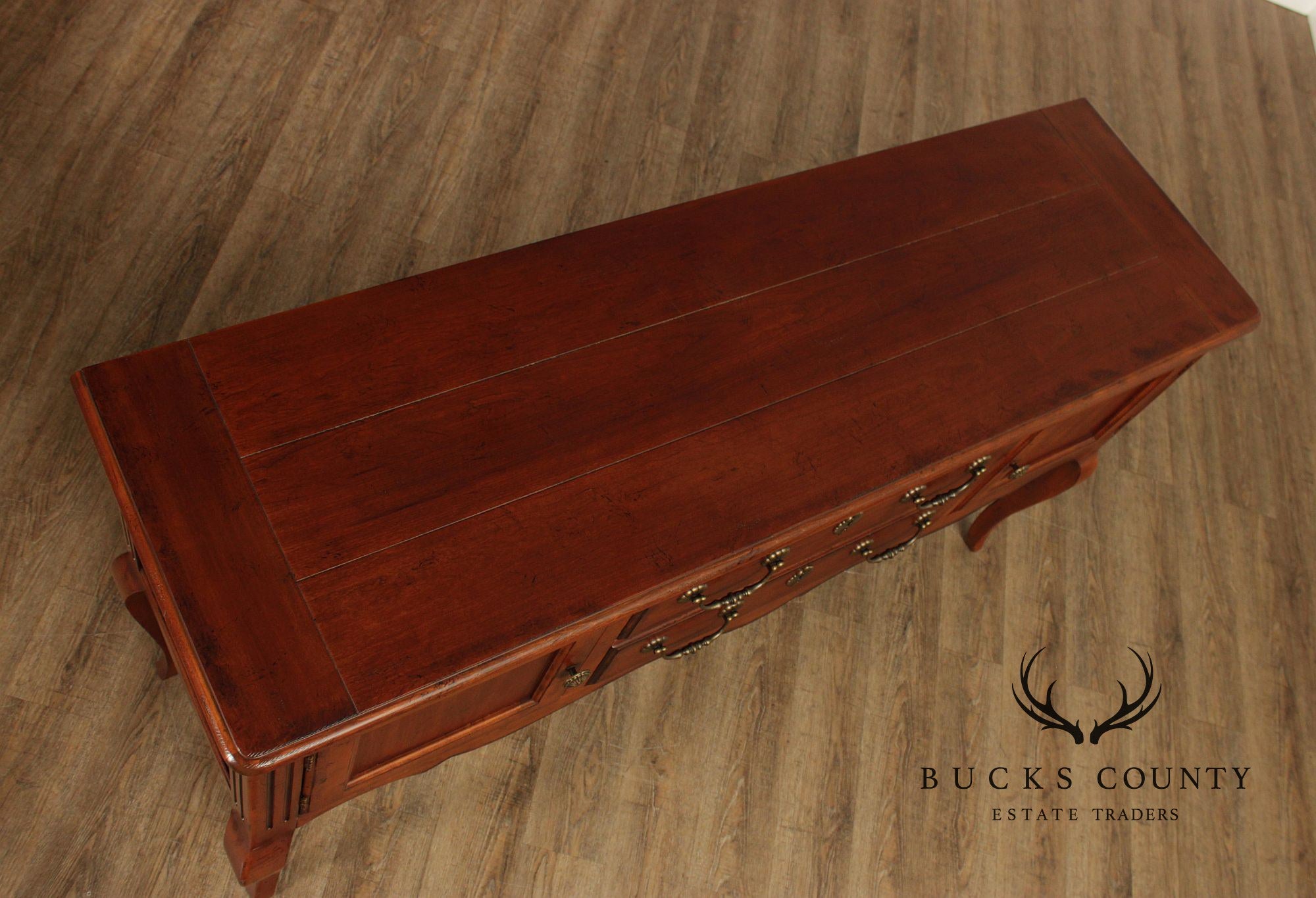 Hickory White French Country Style Cherry Sideboard