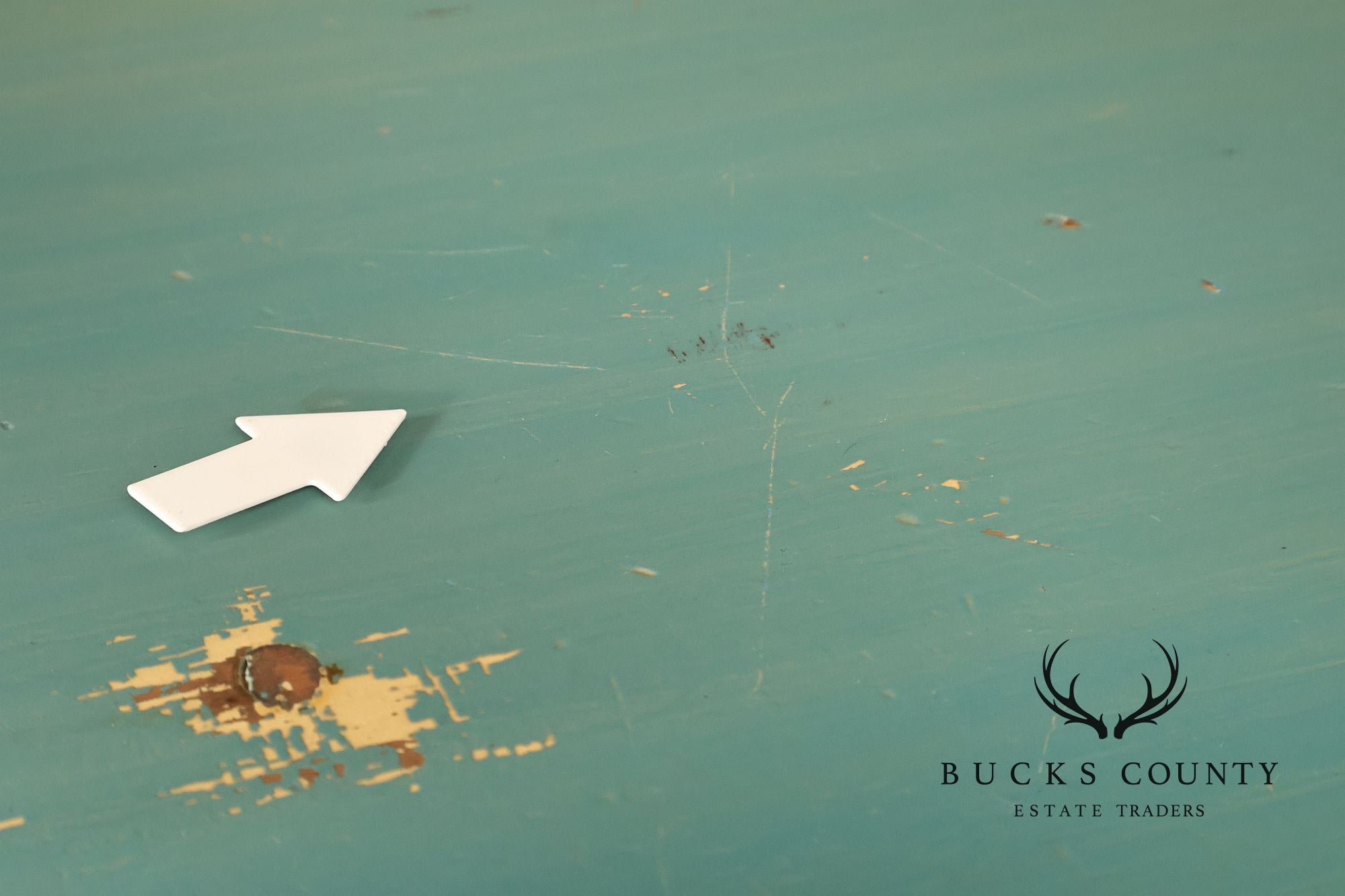 William Draper Distress Painted Side Cabinet