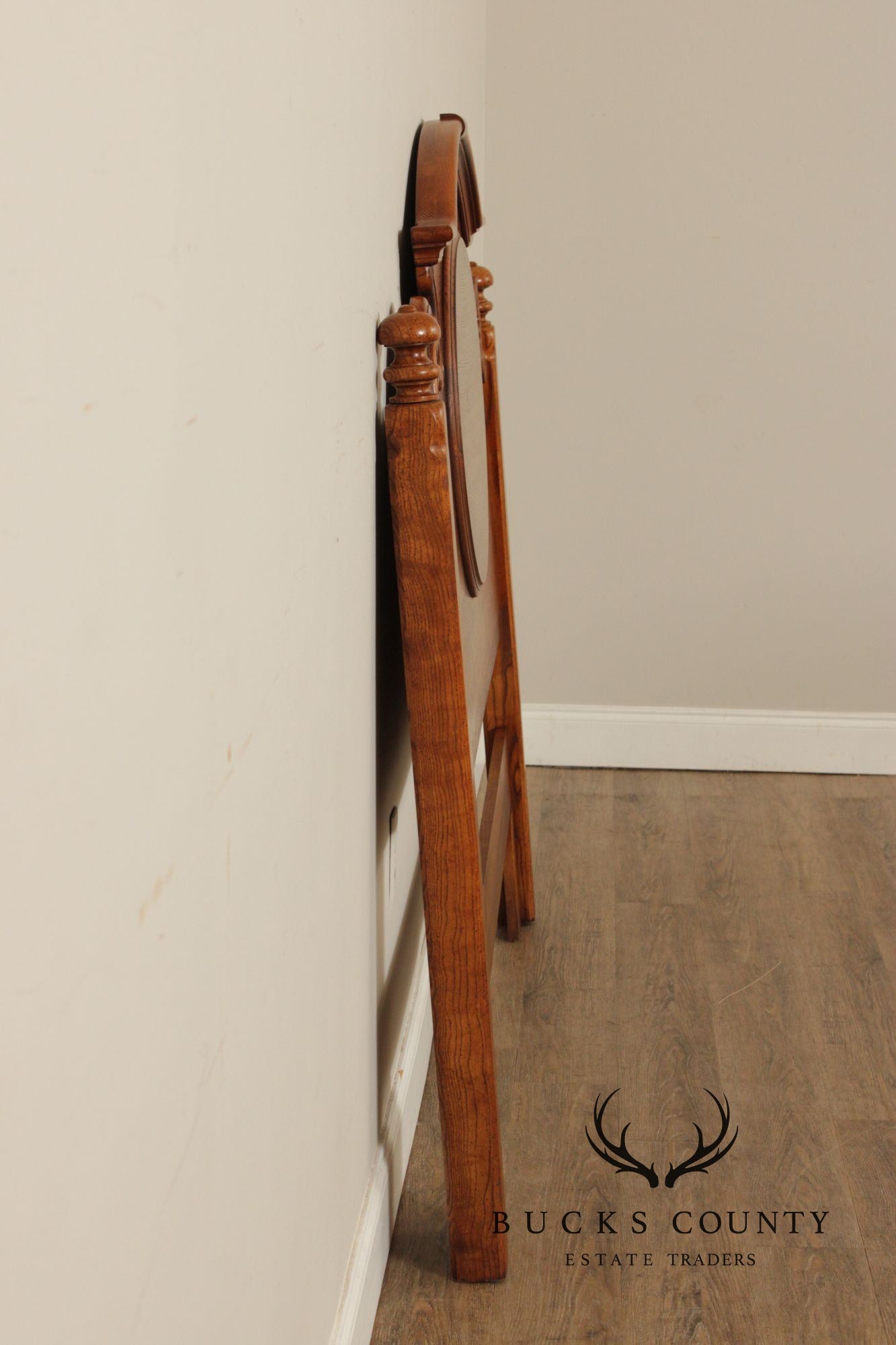 Lexington Victorian Style Carved Oak Queen Headboard