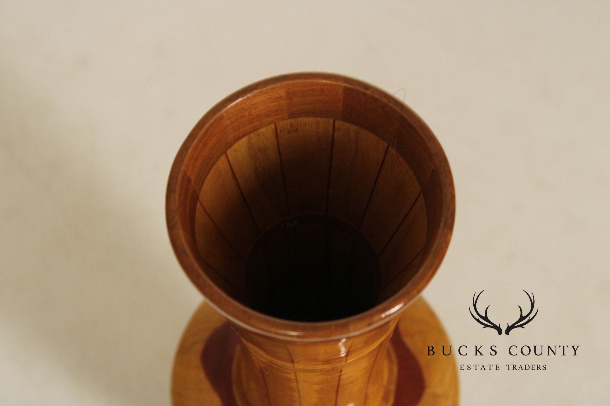 Philip M. Jacoby Set of Three Handcrafted Wood Vases