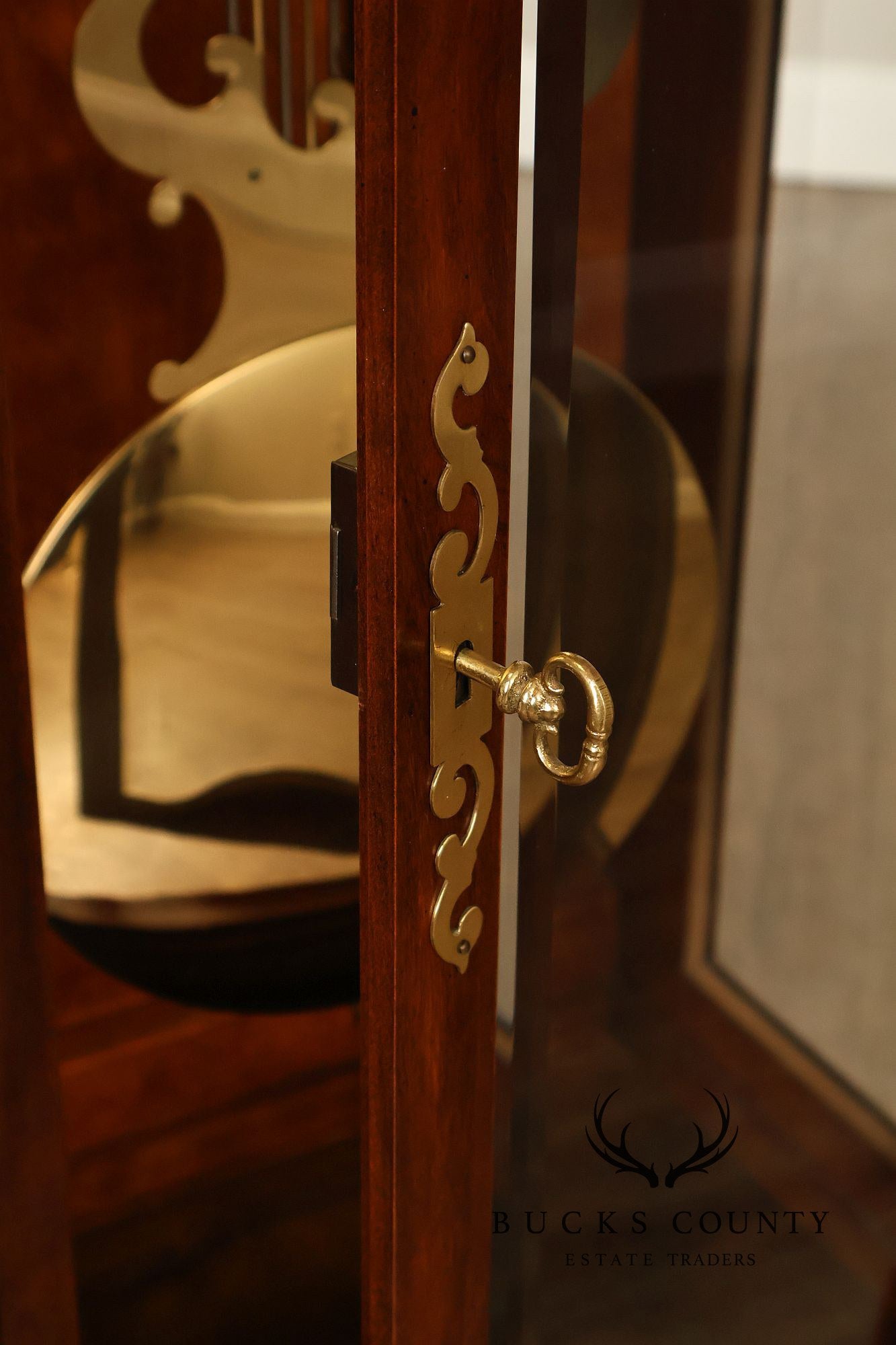 Ridgeway Traditional Cherry Grandfather Clock