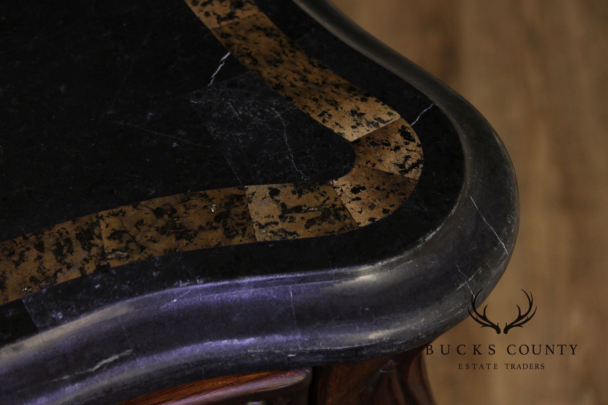 Hooker Furniture 'Seven Seas' Rococo Style Bombe Marble Top Chest of Drawers