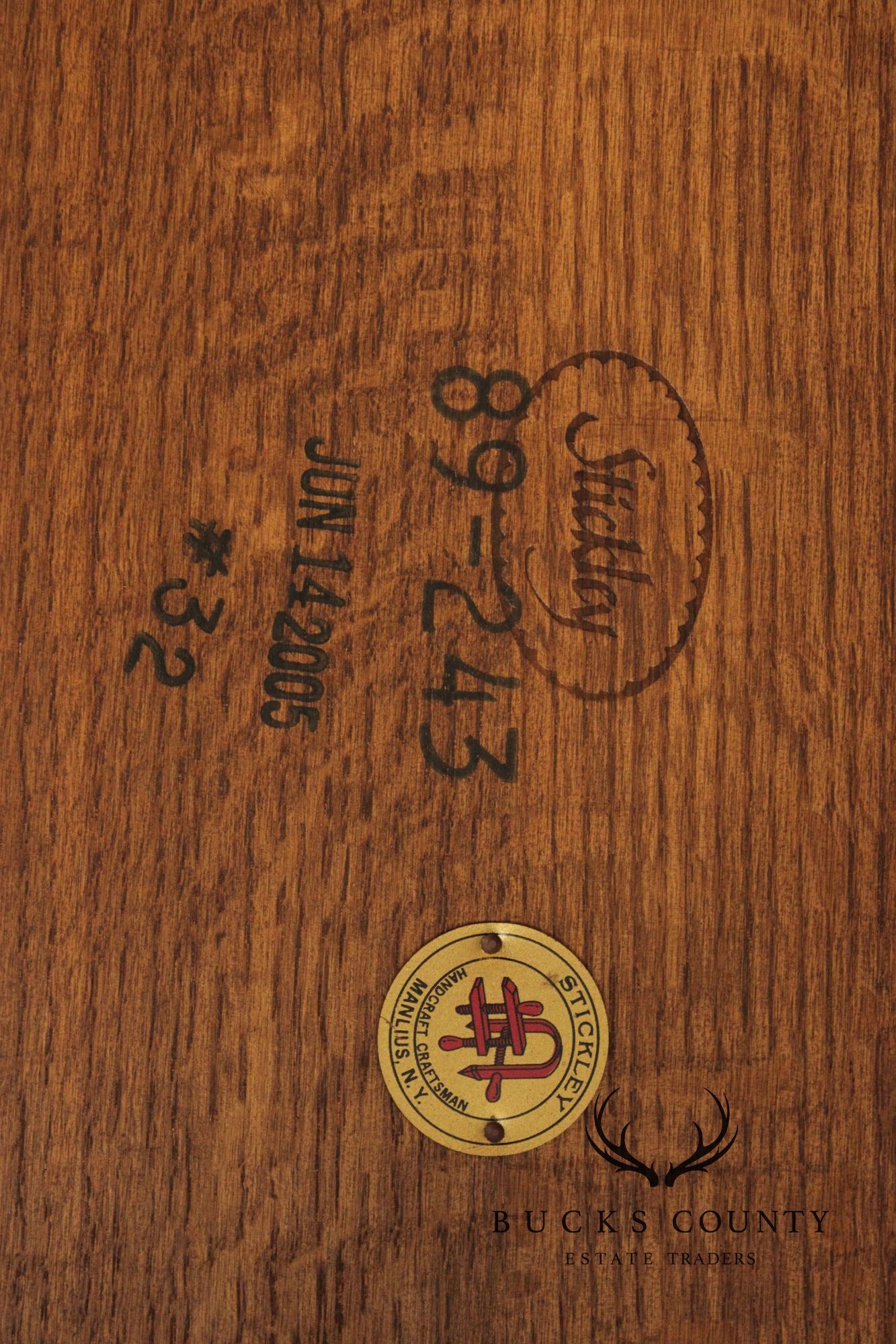 Stickley Mission Collection Oak Limbert Cafe Bench