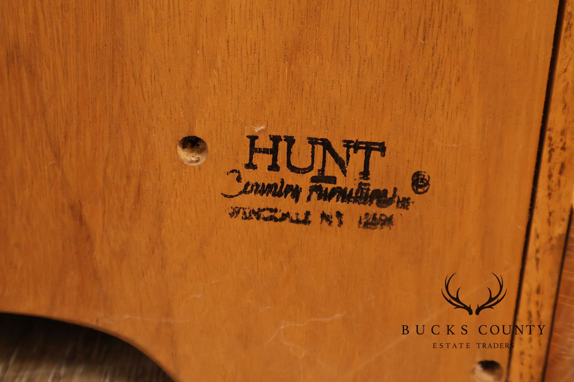 Hunt Country Furniture Oak Low Bookcase