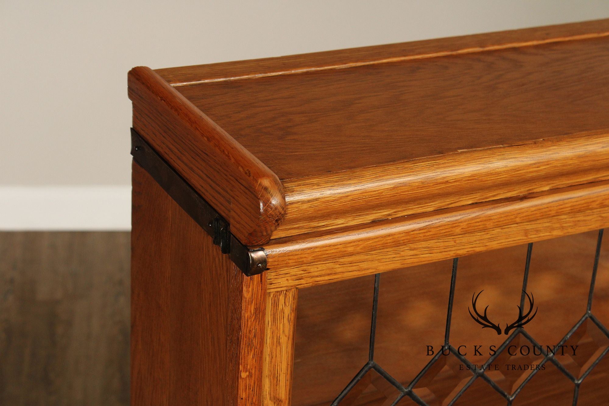 Globe Wernicke Antique Oak Four-Section Barrister Bookcase