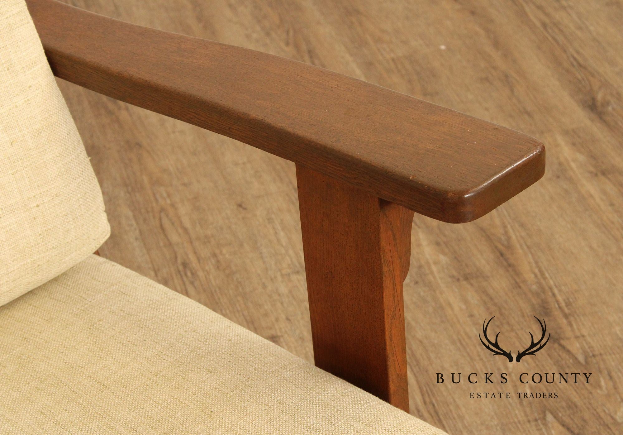 Limbert Antique Mission Oak Paddle-Arm Rocker