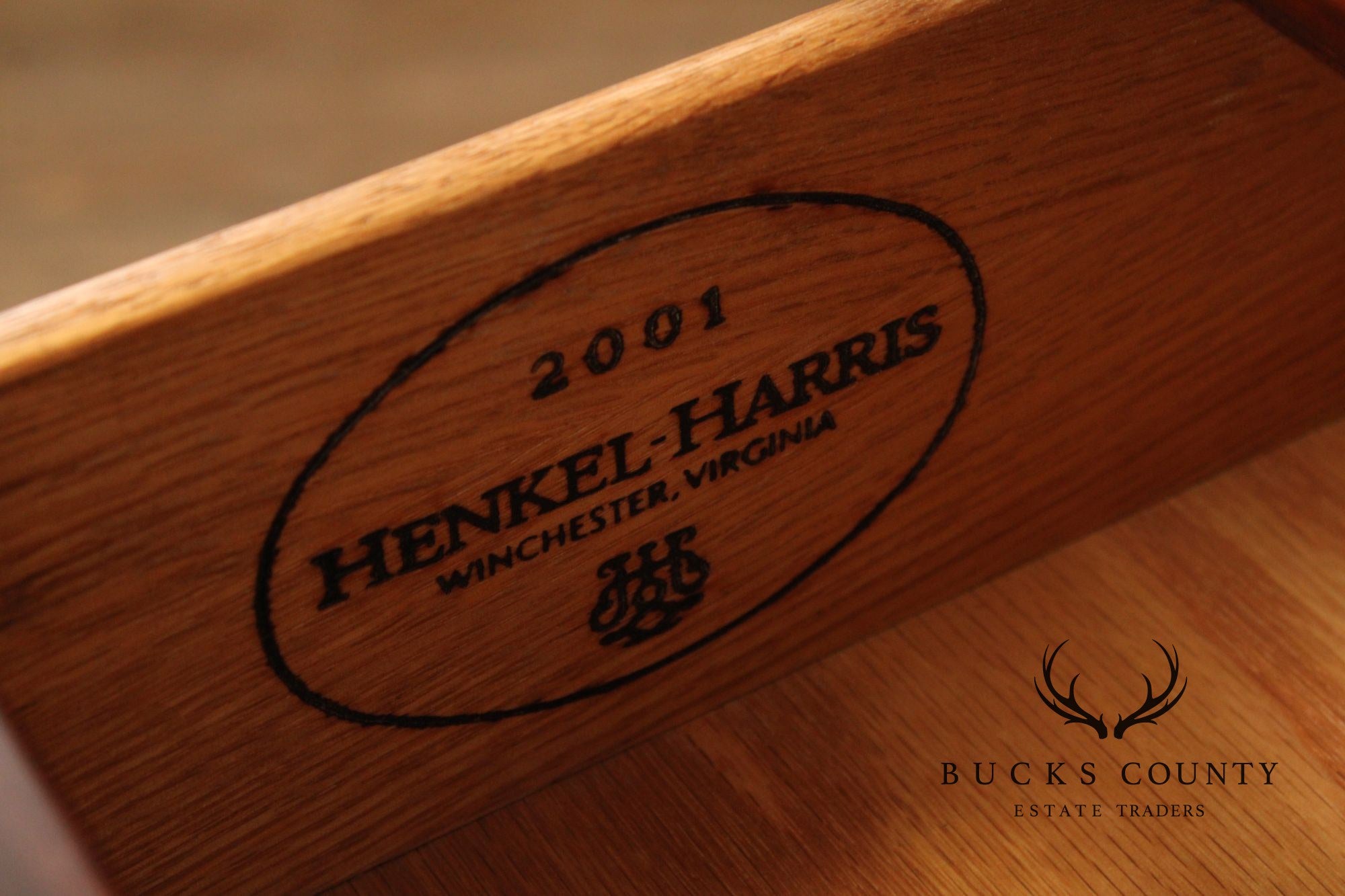 Henkel Harris Georgian Style Mahogany Nightstand