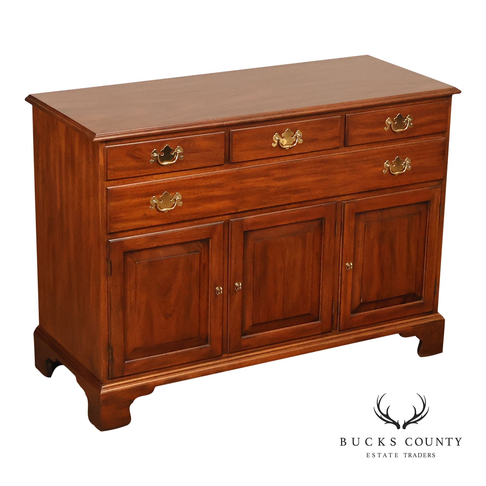 Henkel Harris Chippendale Style Mahogany Buffet Sideboard