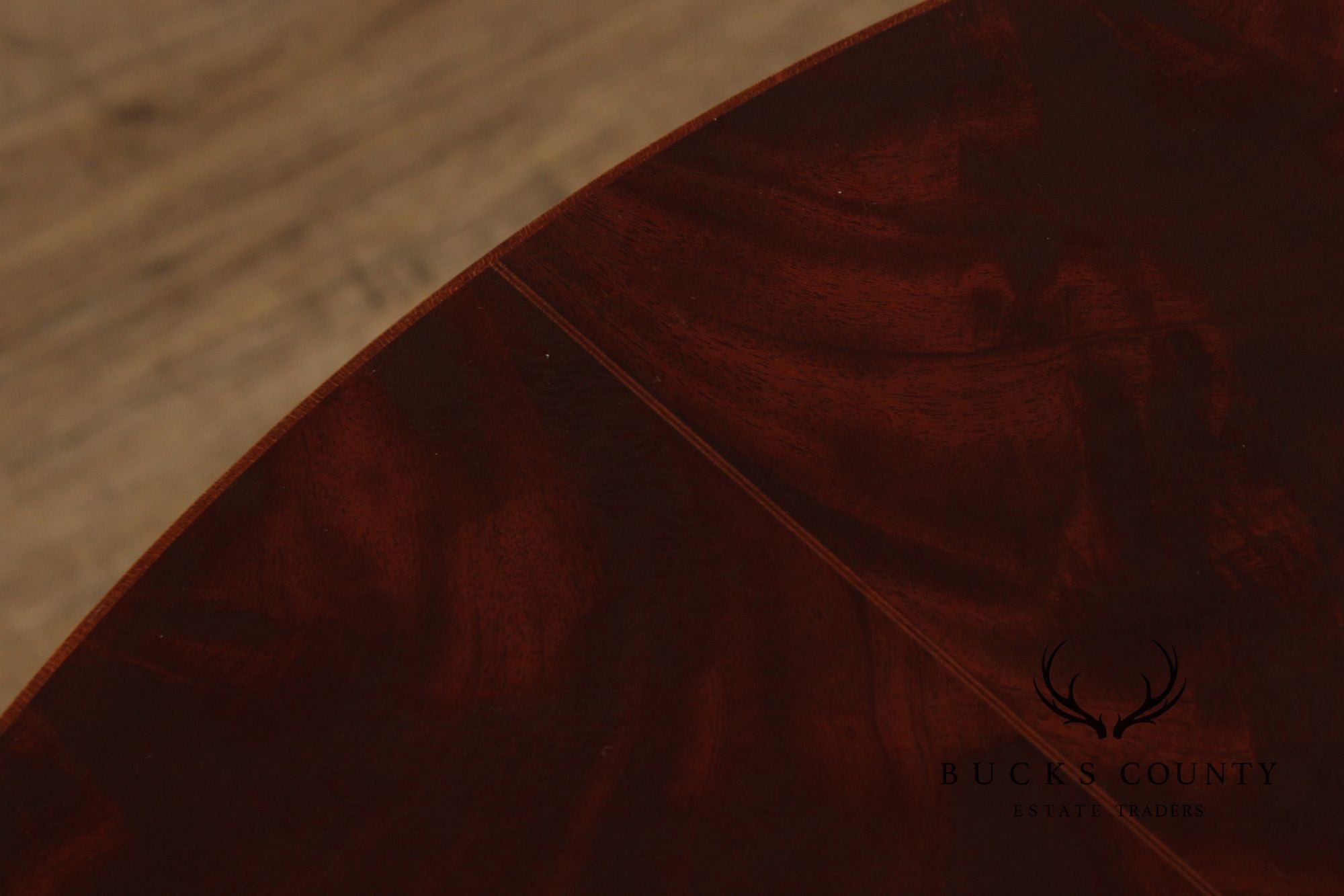 Baker Federal Style Inlaid Mahogany Center Table