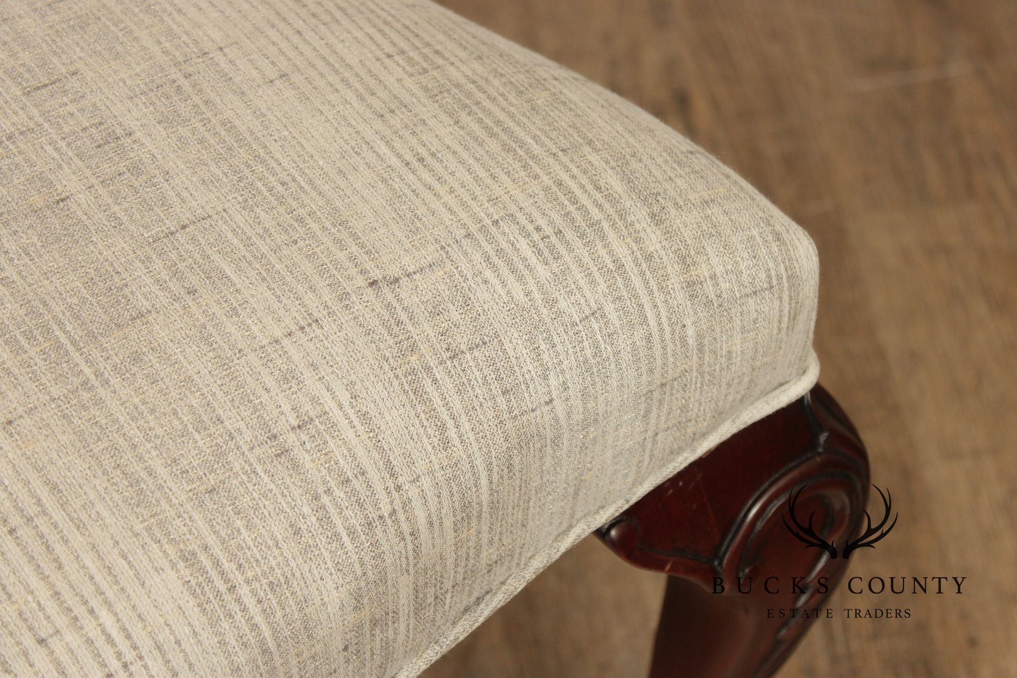 Chippendale Style Quality Set Of Eight Solid Mahogany Dining Chairs