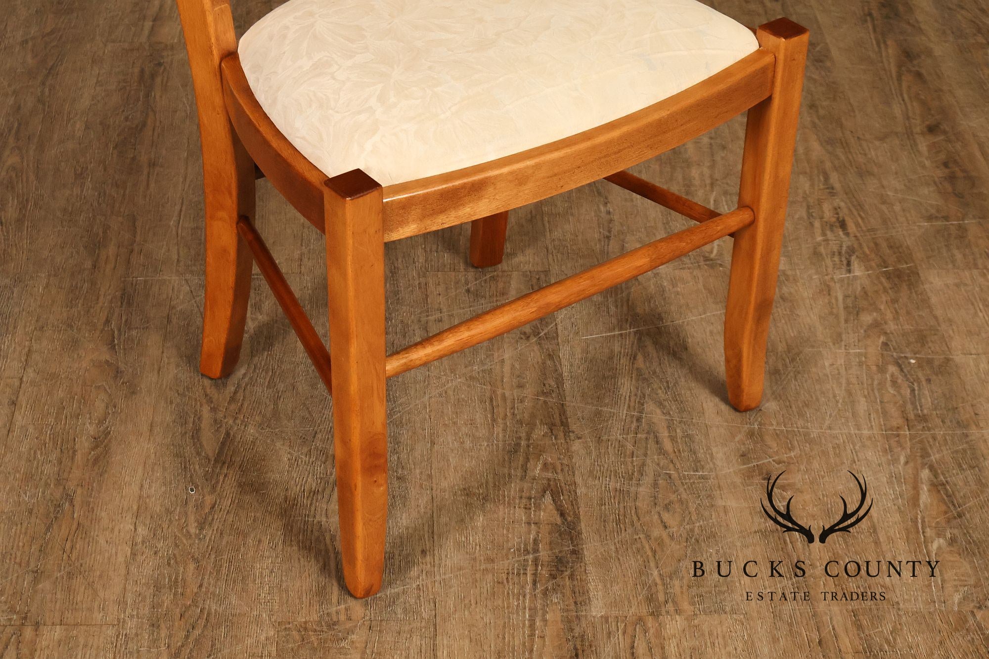 Nichols & Stone Set of 6 French Country Style Maple Dining Chairs