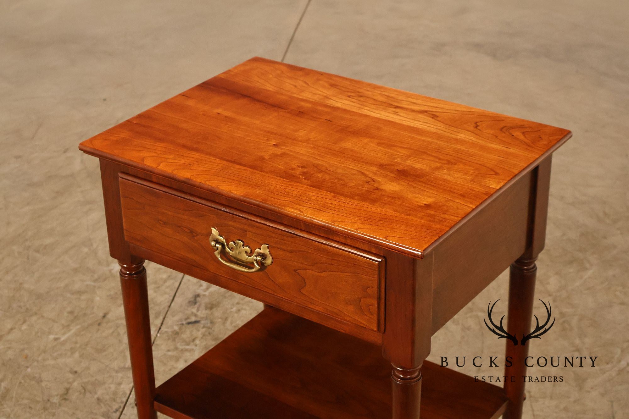 Stickley Cherry Valley Pair Of One Drawer Night Stands