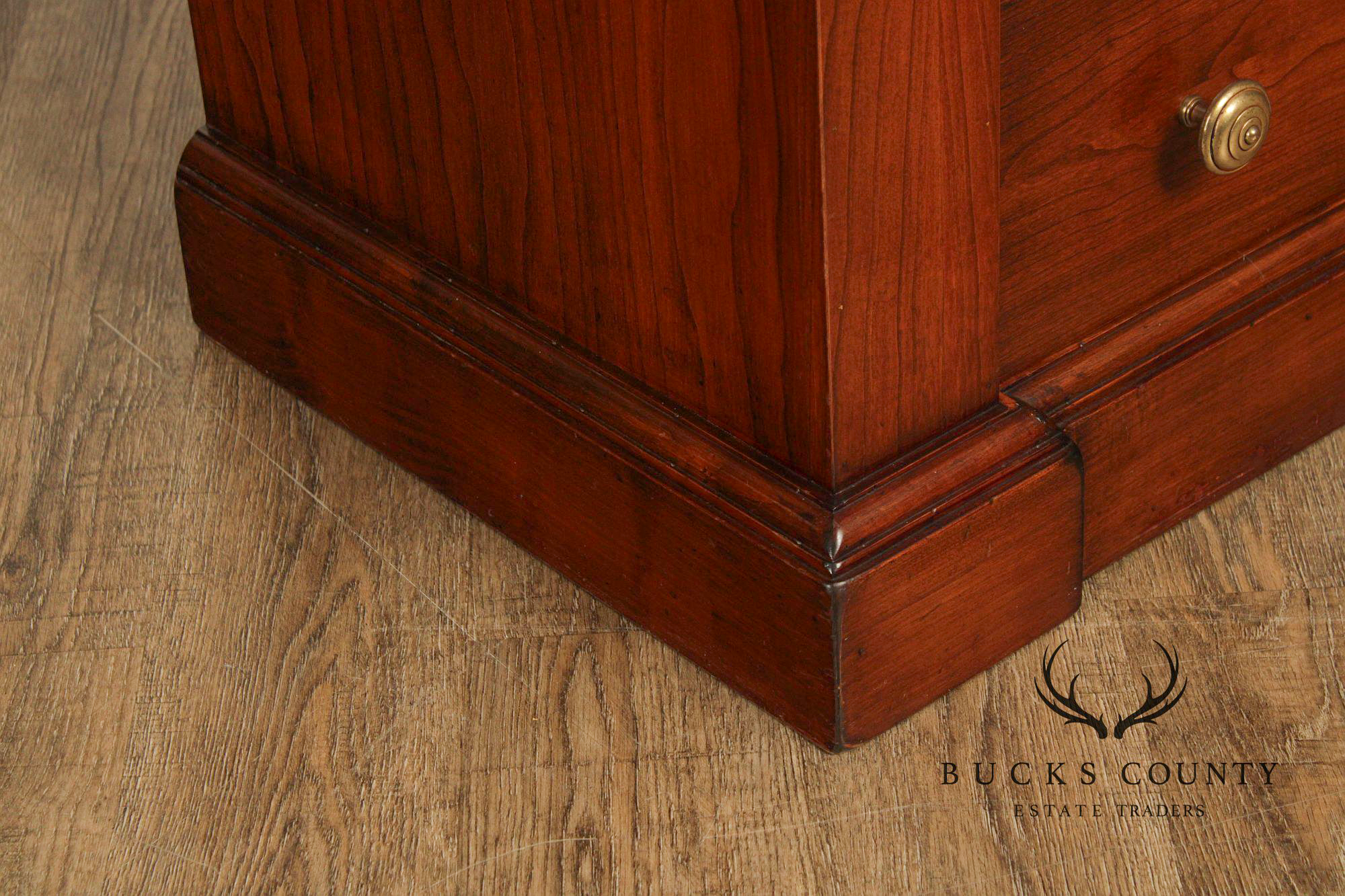 Italian Walnut Marble Top Double Dresser