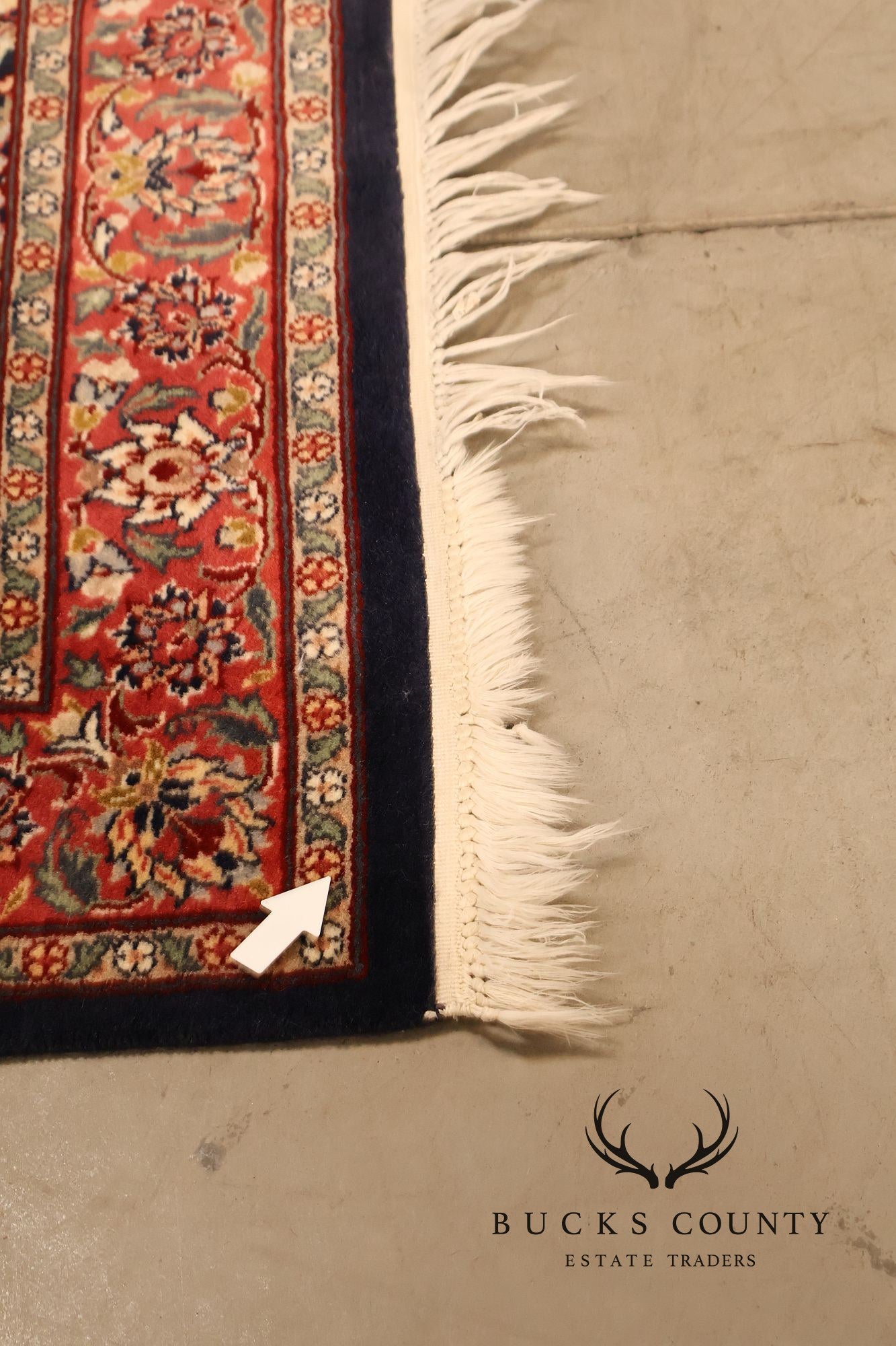 Persian Kashan Style Hand Tied Rug — 31" x 55"