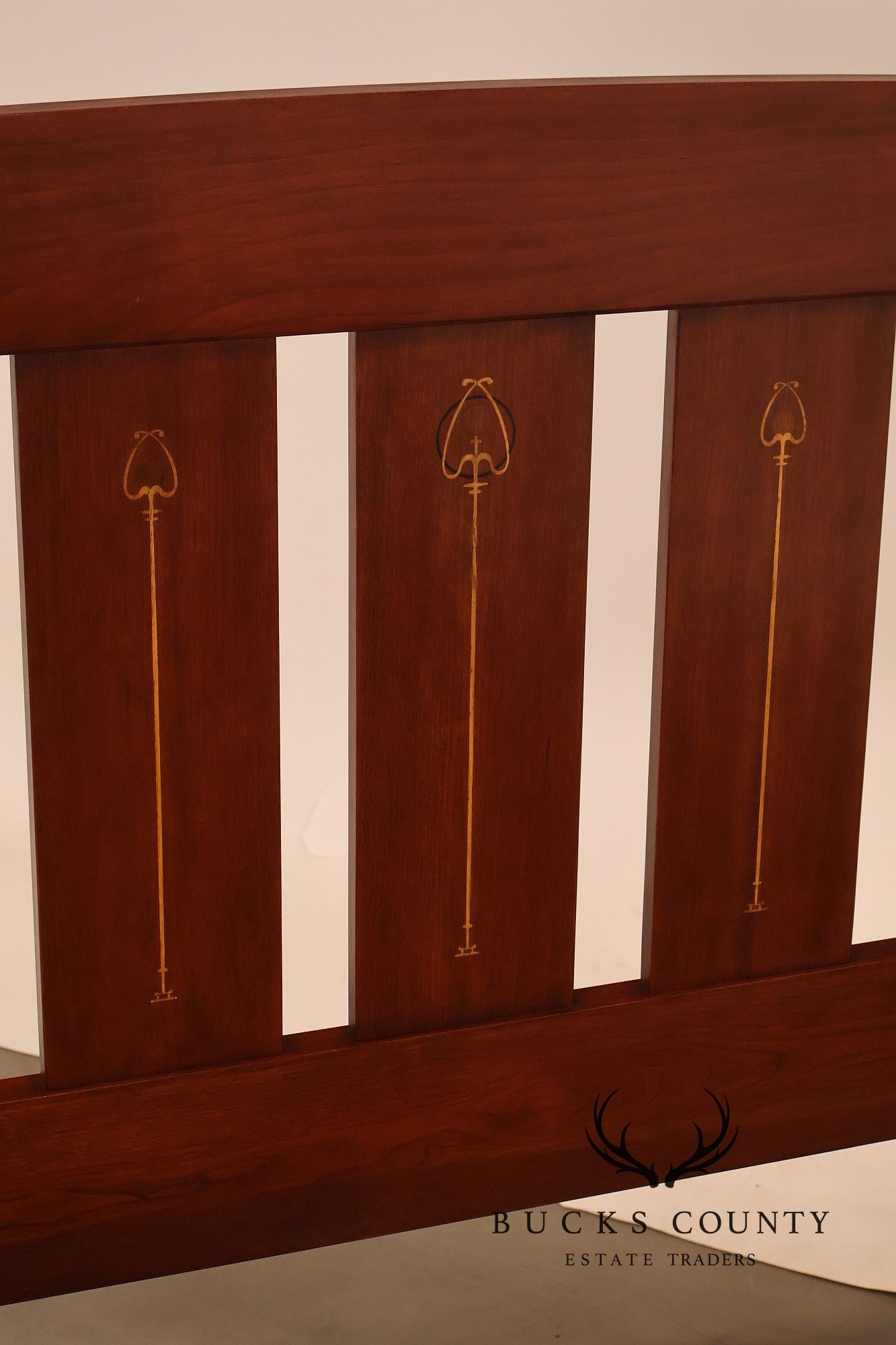 Stickley Harvey Ellis Inlaid Cherry Queen Bed