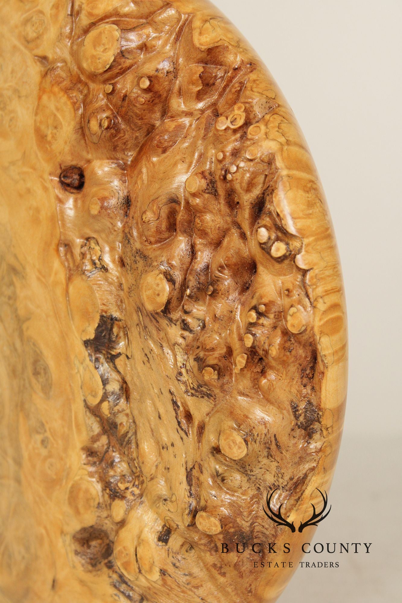 Warren Vienneau Studio Crafted Maple Burl Vase
