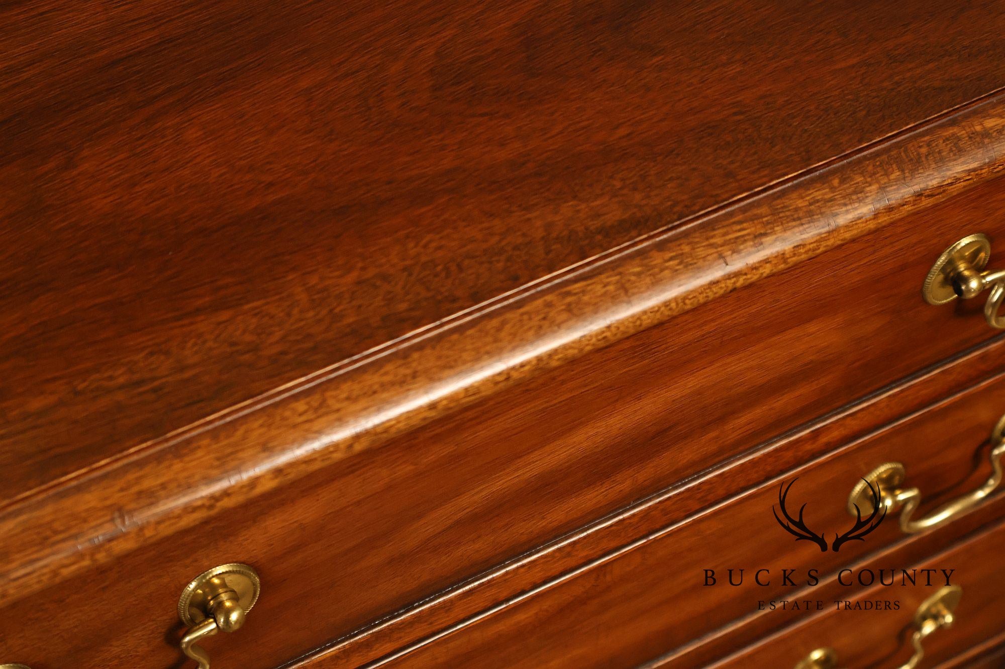 Henkel Harris Georgian Style Mahogany Bedside Chest