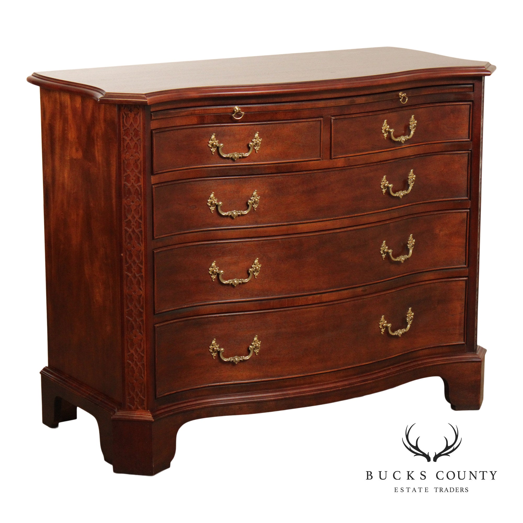 Century Furniture Georgian Style Mahogany Bachelor's Chest