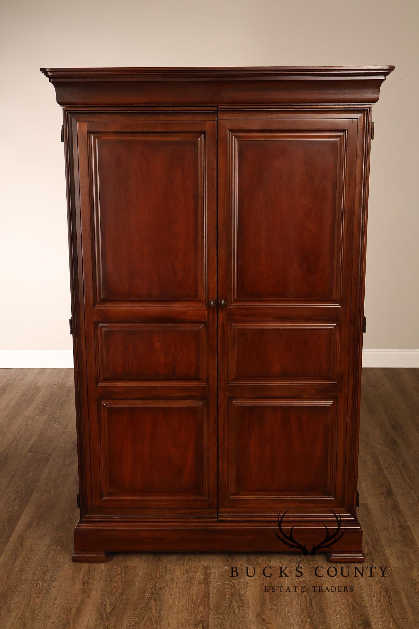 Thomasville Traditional Louis Philippe Style Cherry Armoire